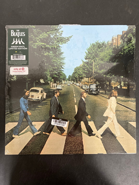 FRONT - The Beatles - Abbey Road LE 180gm Green Vinyl USED NOT TESTED