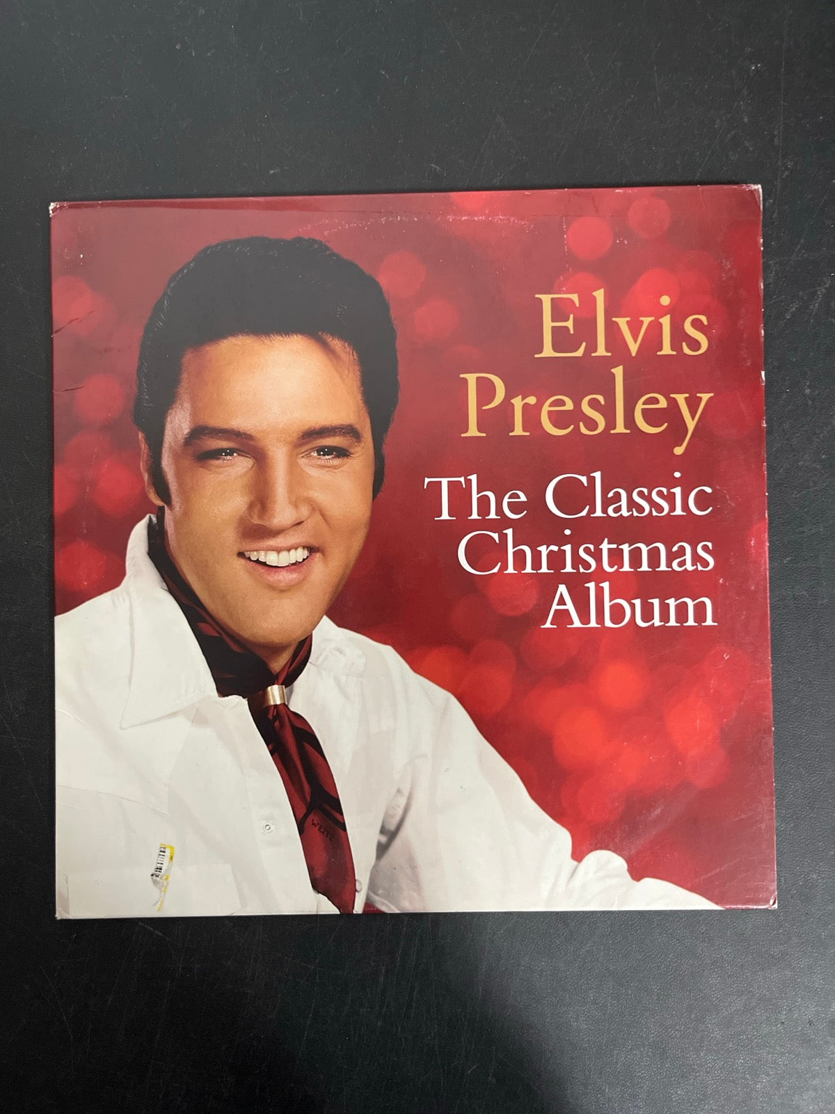FRONT - Elvis Presley - The Classic Christmas Album LE White Vinyl USED NOT TESTED