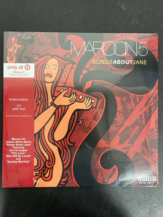 FRONT - Maroon 5 - Songs About Jane LE Gold Vinyl USED NOT TESTED