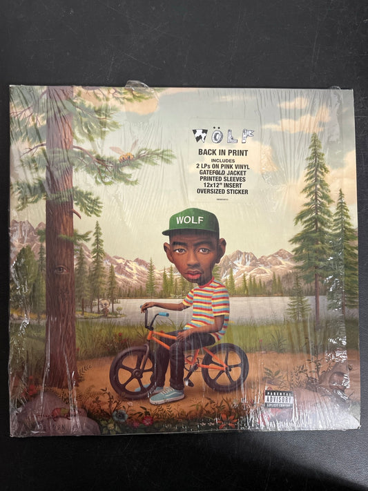 FRONT - Tyler, The Creator - Wolf LE Pink Vinyl USED NOT TESTED
