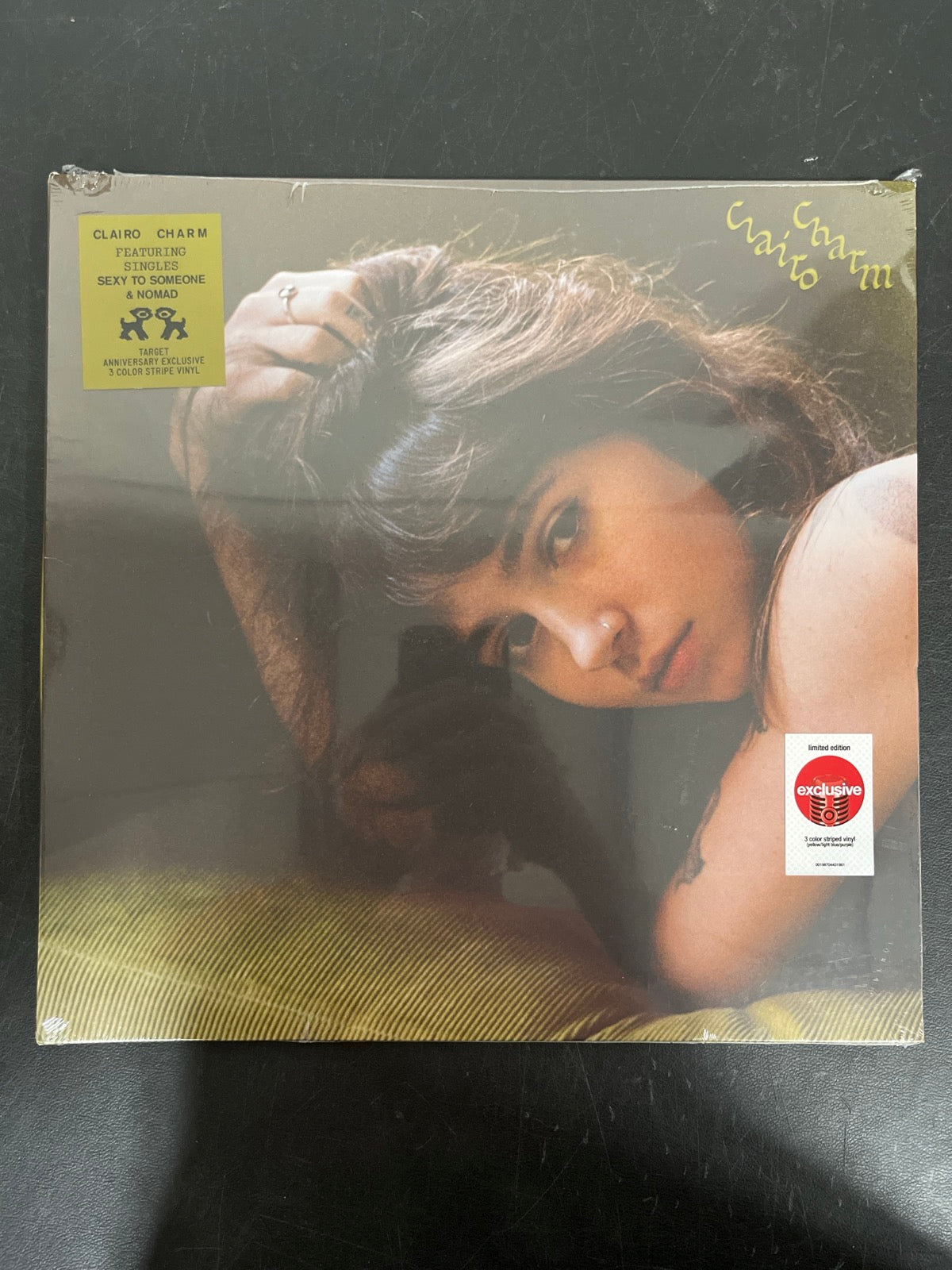 FRONT - Clairo - Charm LE Three Colored Stripe Vinyl SEALED NOT TESTED