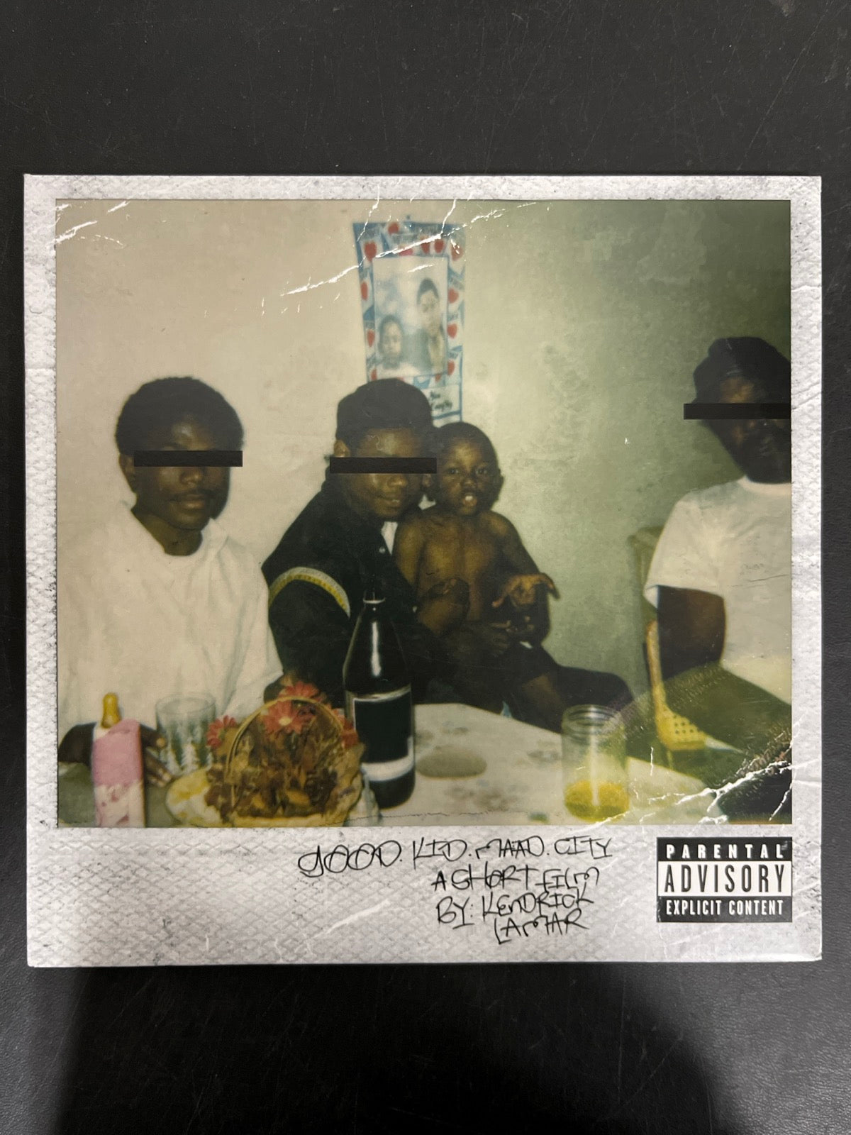 FRONT - Kendrick Lamar - good kid, m.A.A.d city LE Red Vinyl USED NOT TESTED