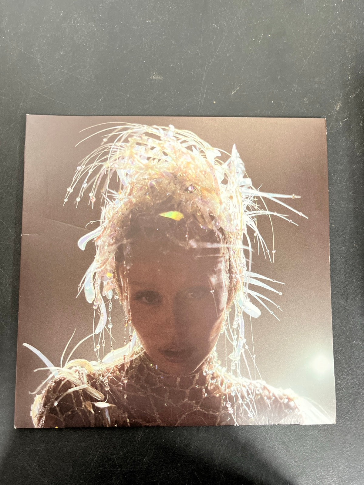 FRONT - Miley Cyrus - Something Beautiful LE Clear Vinyl USED NOT TESTED