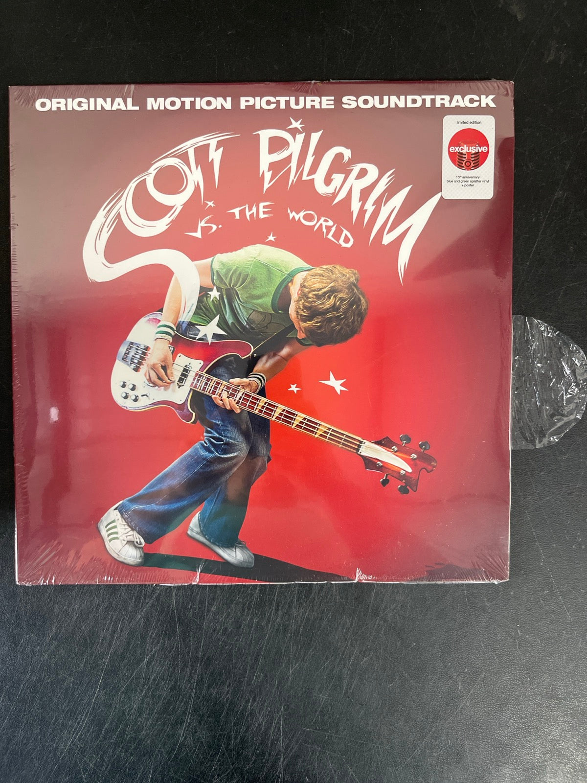 FRONT - Scott Pilgrim vs. the World OST LE Blue/Green Splatter Vinyl SEALED NOT TESTED