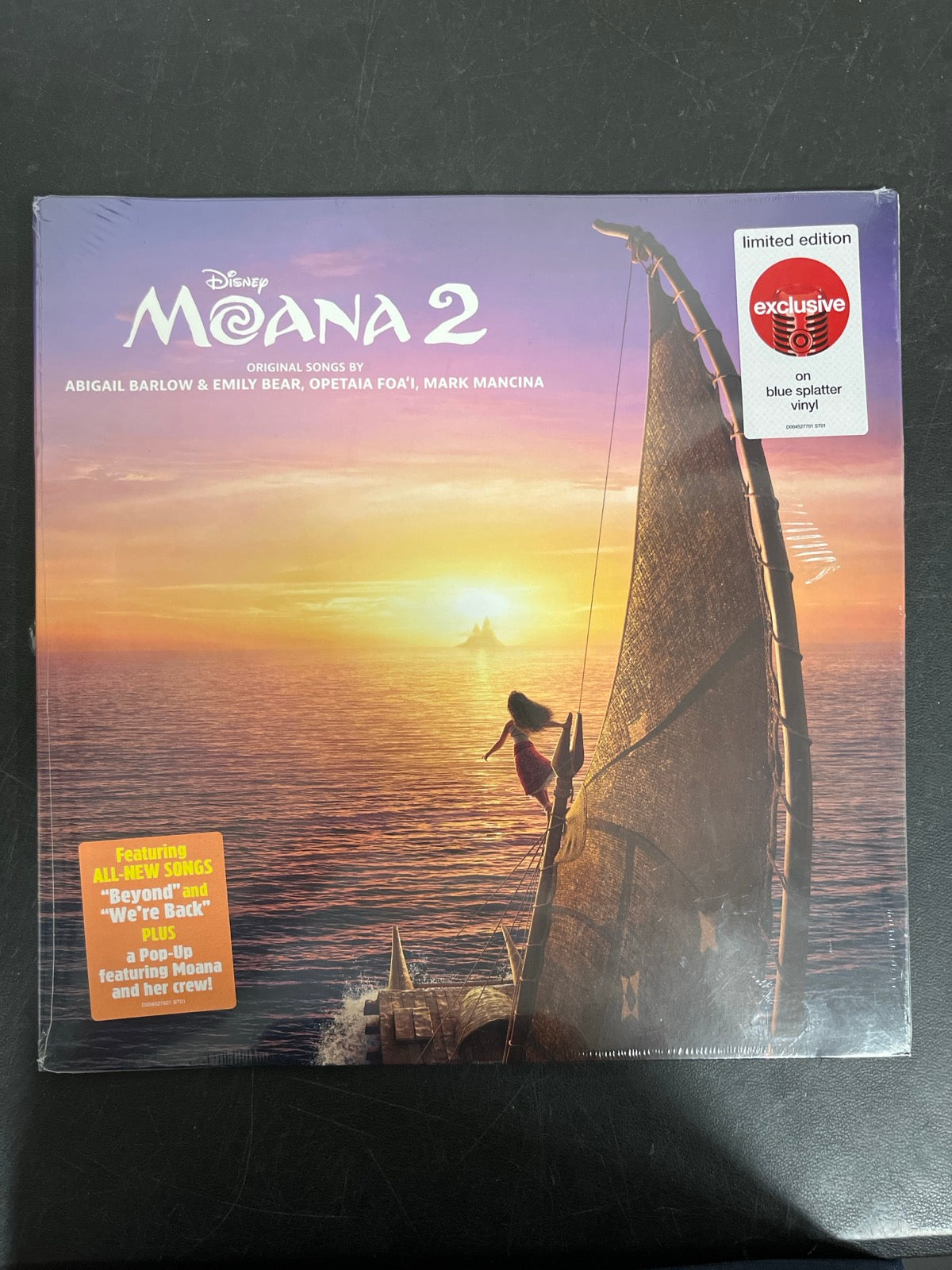 FRONT - Moana 2 LE Blue Vinyl USED NOT TESTED