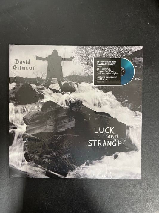 FRONT - David Gilmour - Luck and S... Target Exclusive Blue Vinyl USED NOT TESTED