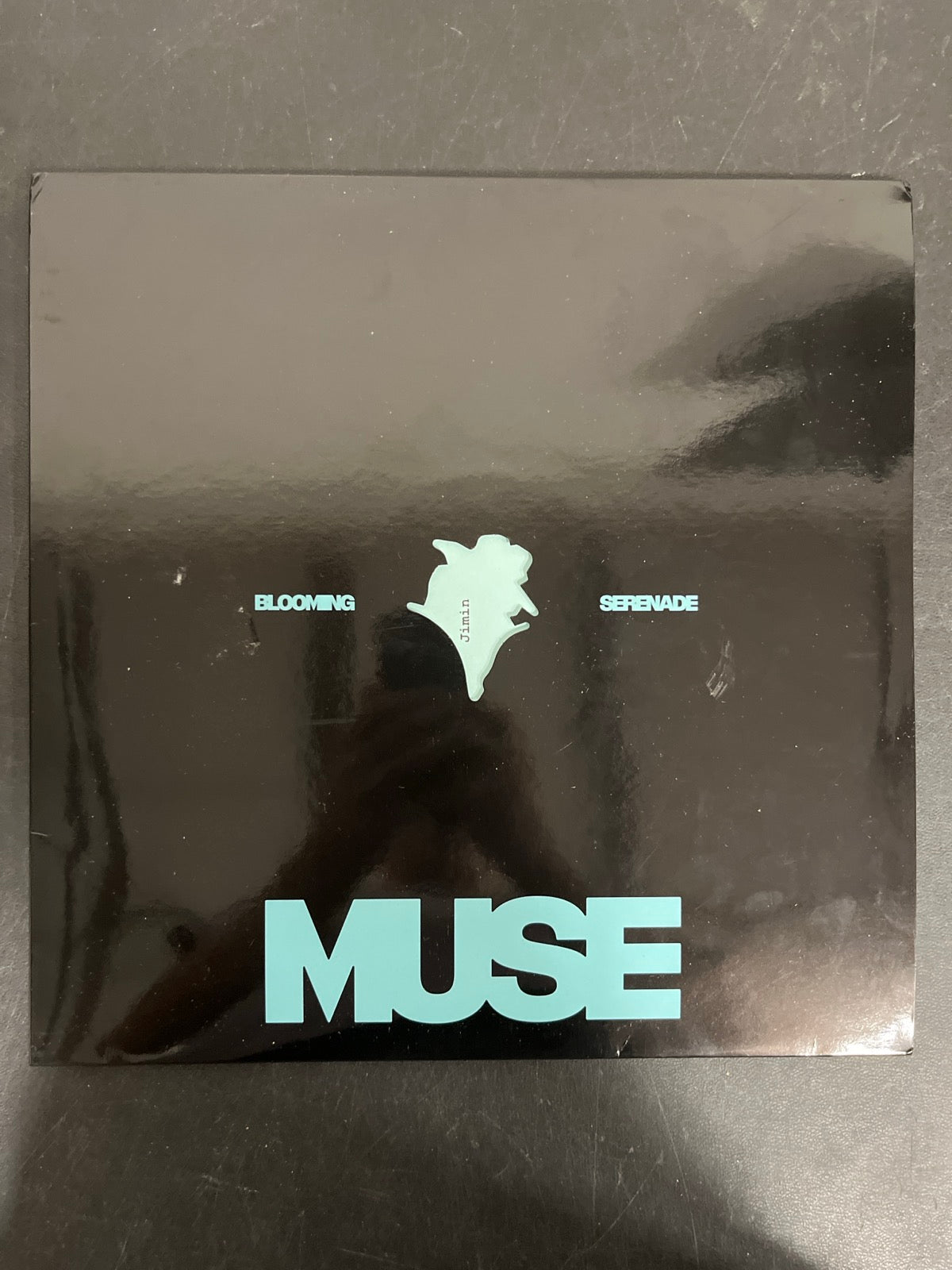 FRONT - Jimin (BTS) - Muse LE BLue Vinyl USED NOT TESTED