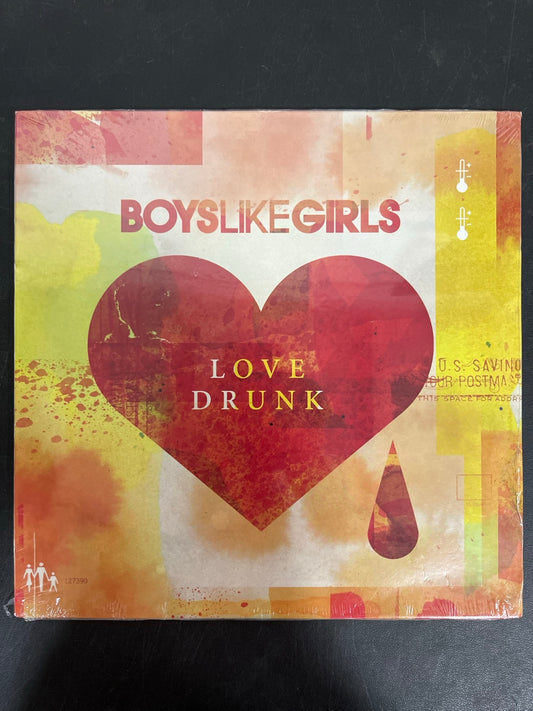 FRONT - Boys Like Girls - Love Drunk LE Vinyl USED NOT TESTED