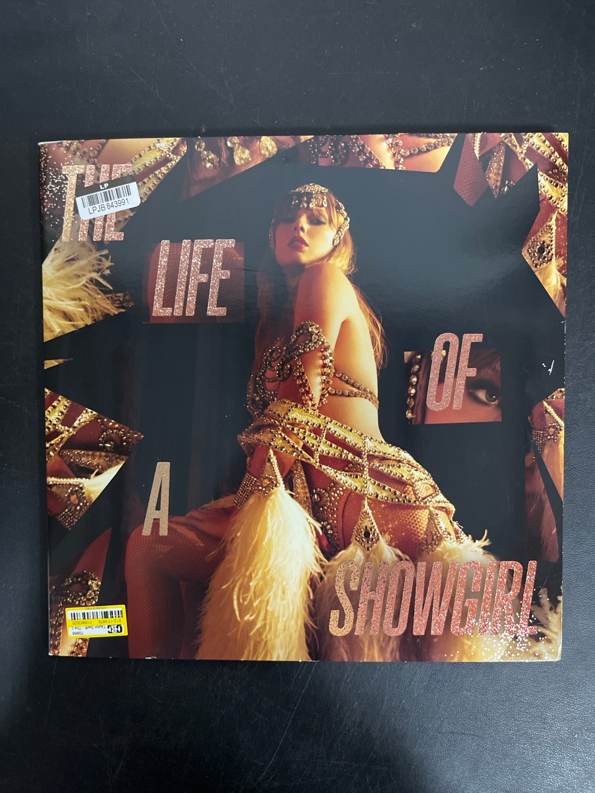 FRONT - Taylor Swift - The Life of a ... LE 180gm Pink Yellow Vinyl USED NOT TESTED