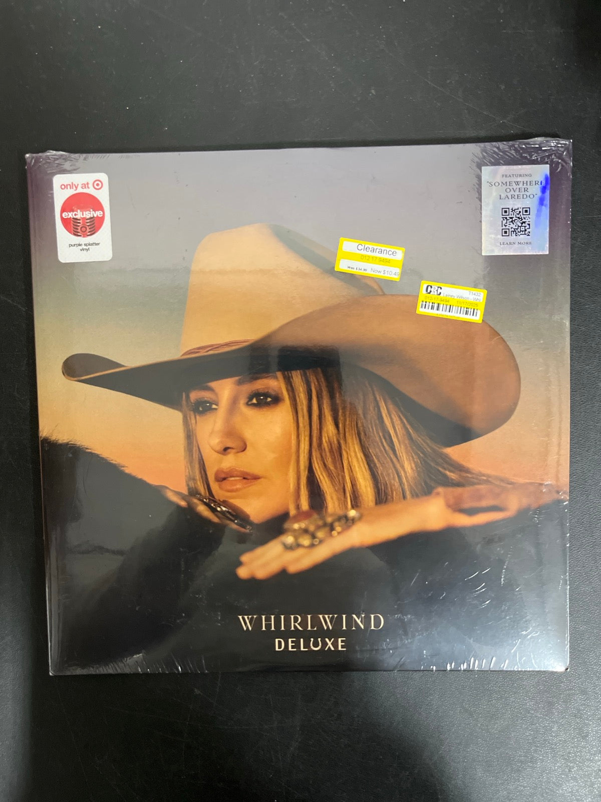 FRONT - Lainey Wilson - Whirlwind Deluxe Ed. Purple Splatter Vinyl SEALED NOT TESTED