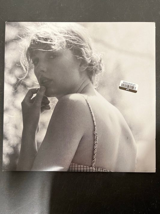 FRONT - Taylor Swift - Folklore LE Red Etched Vinyl USED NOT TESTED
