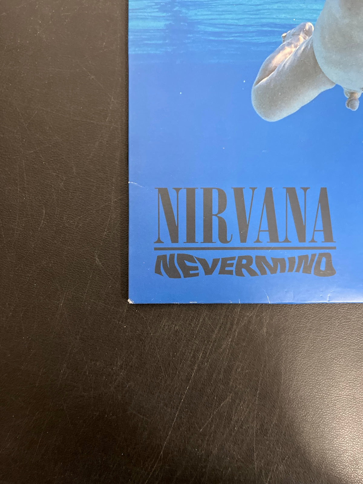 FRONT_BL - Nirvana - Nevermind LE 180gm Metallic Silver Vinyl USED NOT TESTED