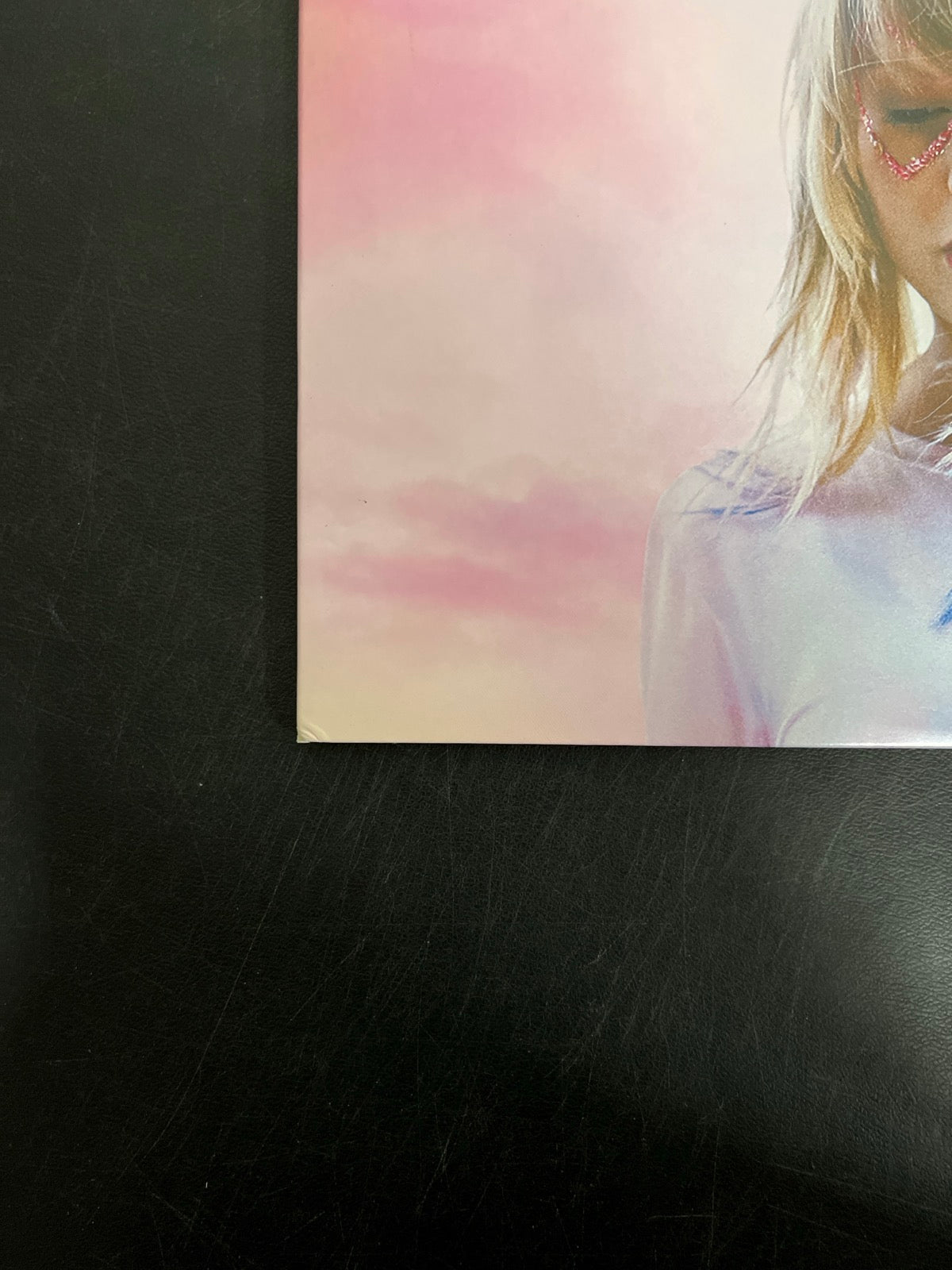 FRONT_BL - Taylor Swift - Lover Pink/Blue Vinyl ReIssue USED NOT TESTED