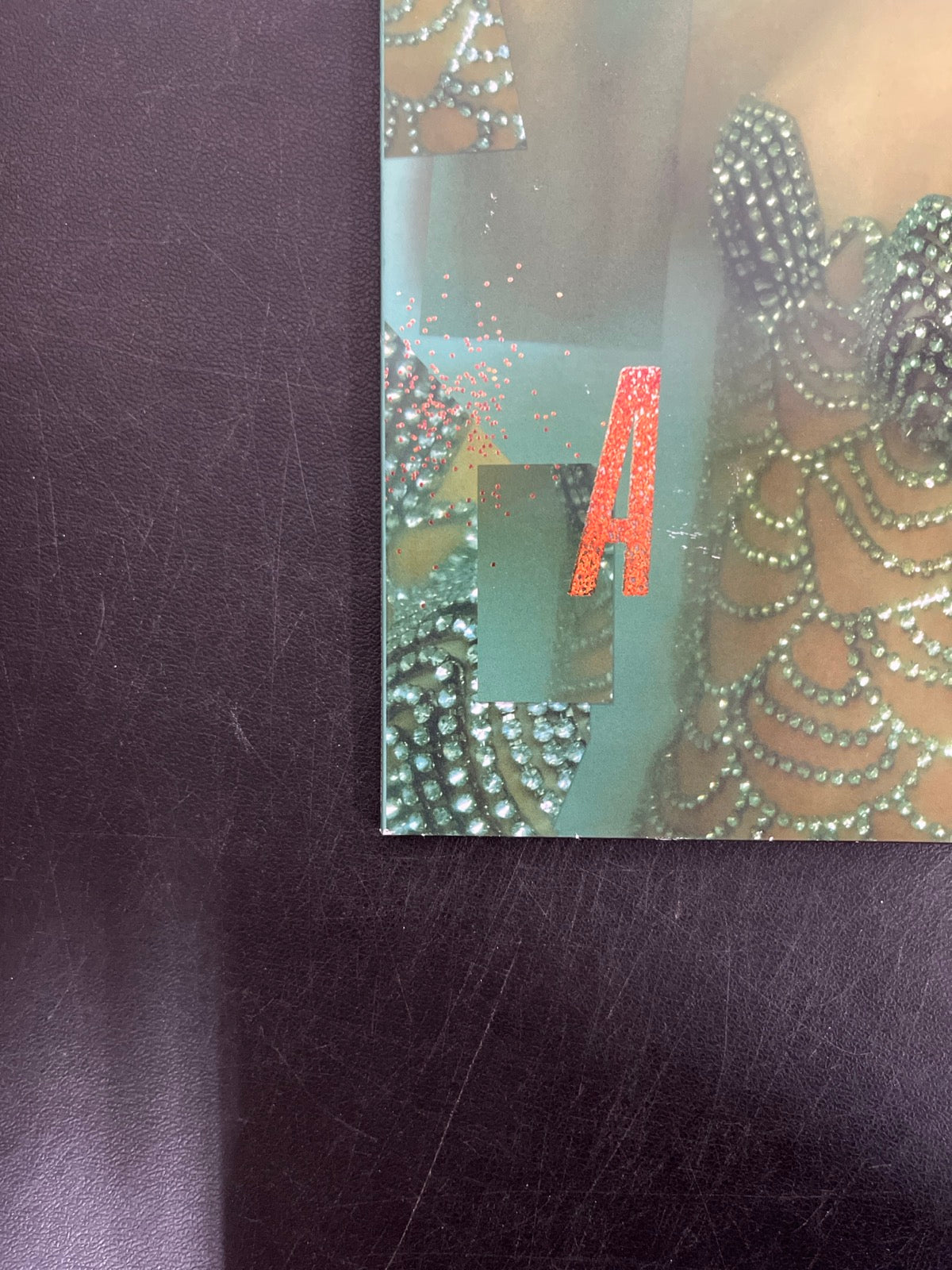 FRONT_BL - Taylor Swift - The Life Of A... LE Orange Glitter Vinyl USED NOT TESTED