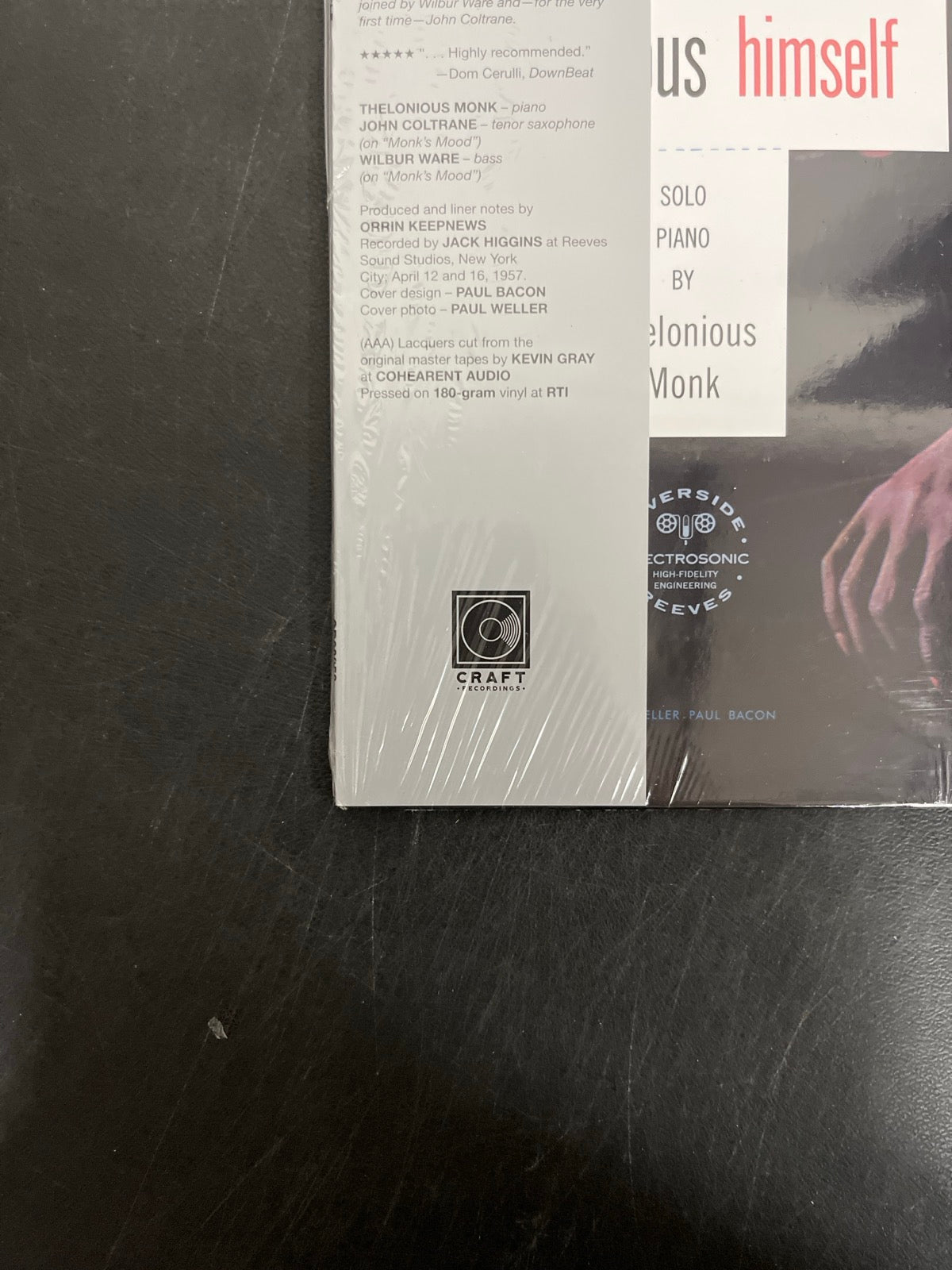 FRONT_BL - Thelonious Monk - Thelonious Himself Remastered Reissue Vinyl USED NOT TESTED