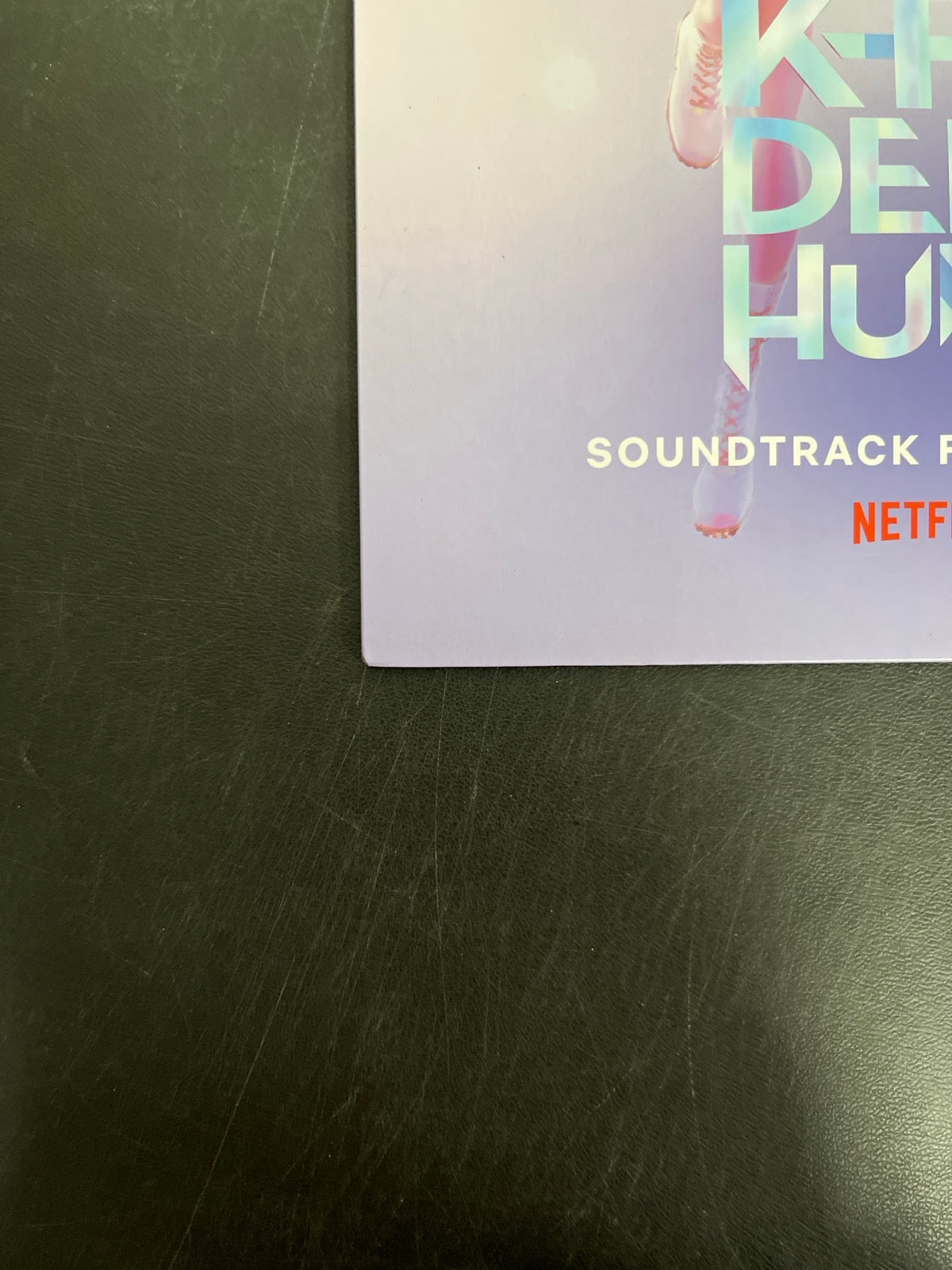 FRONT_BL - K-Pop Demon Hunters OST... Target Exclusive Violet Vinyl USED NOT TESTED