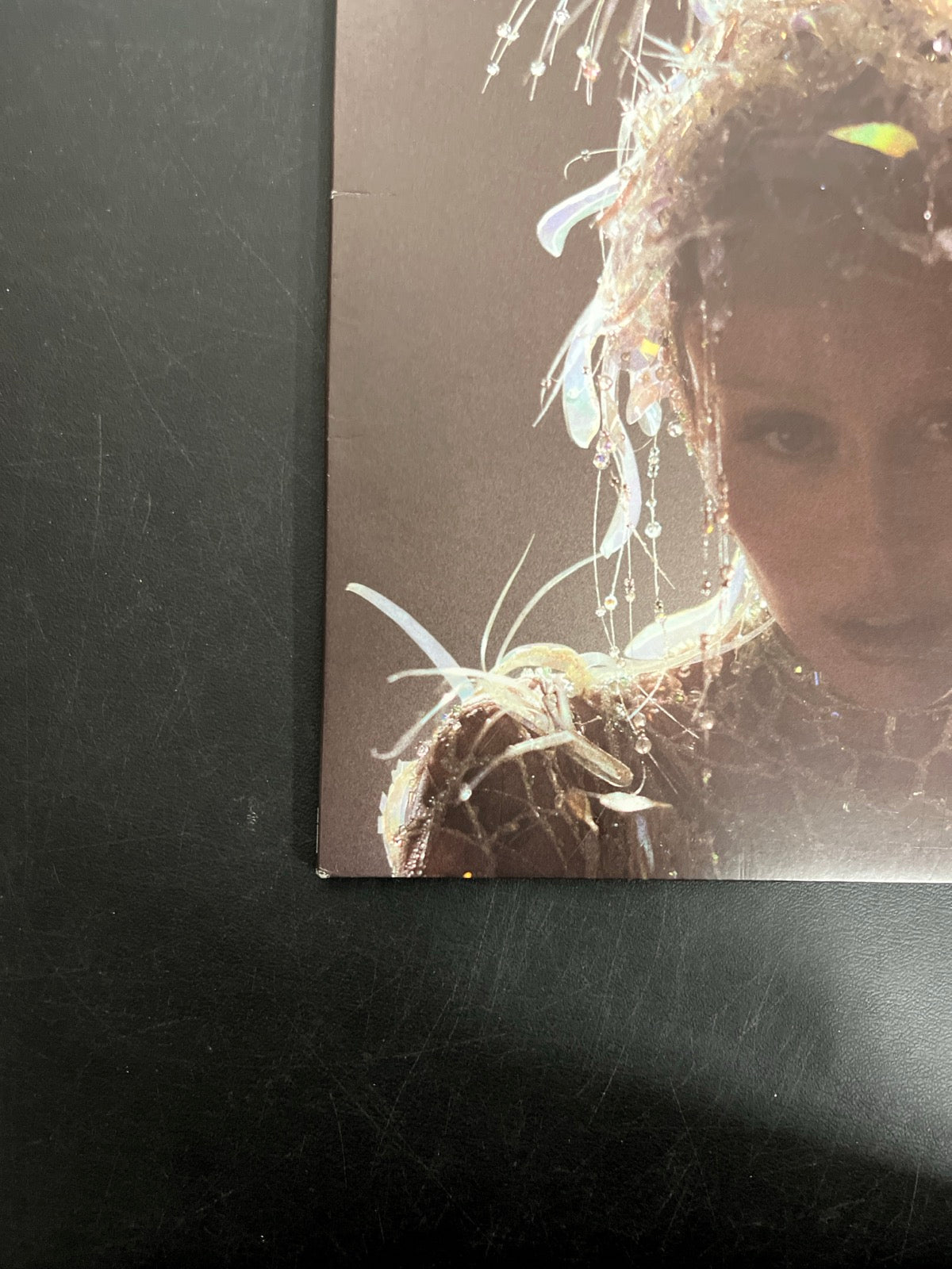 FRONT_BL - Miley Cyrus - Something Beautiful LE Clear Vinyl USED NOT TESTED