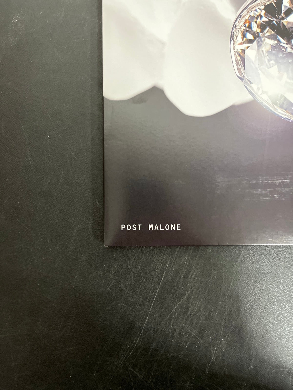 FRONT_BL - Post Malone - The Diamond Collection LE Yellow Vinyl USED NOT TESTED