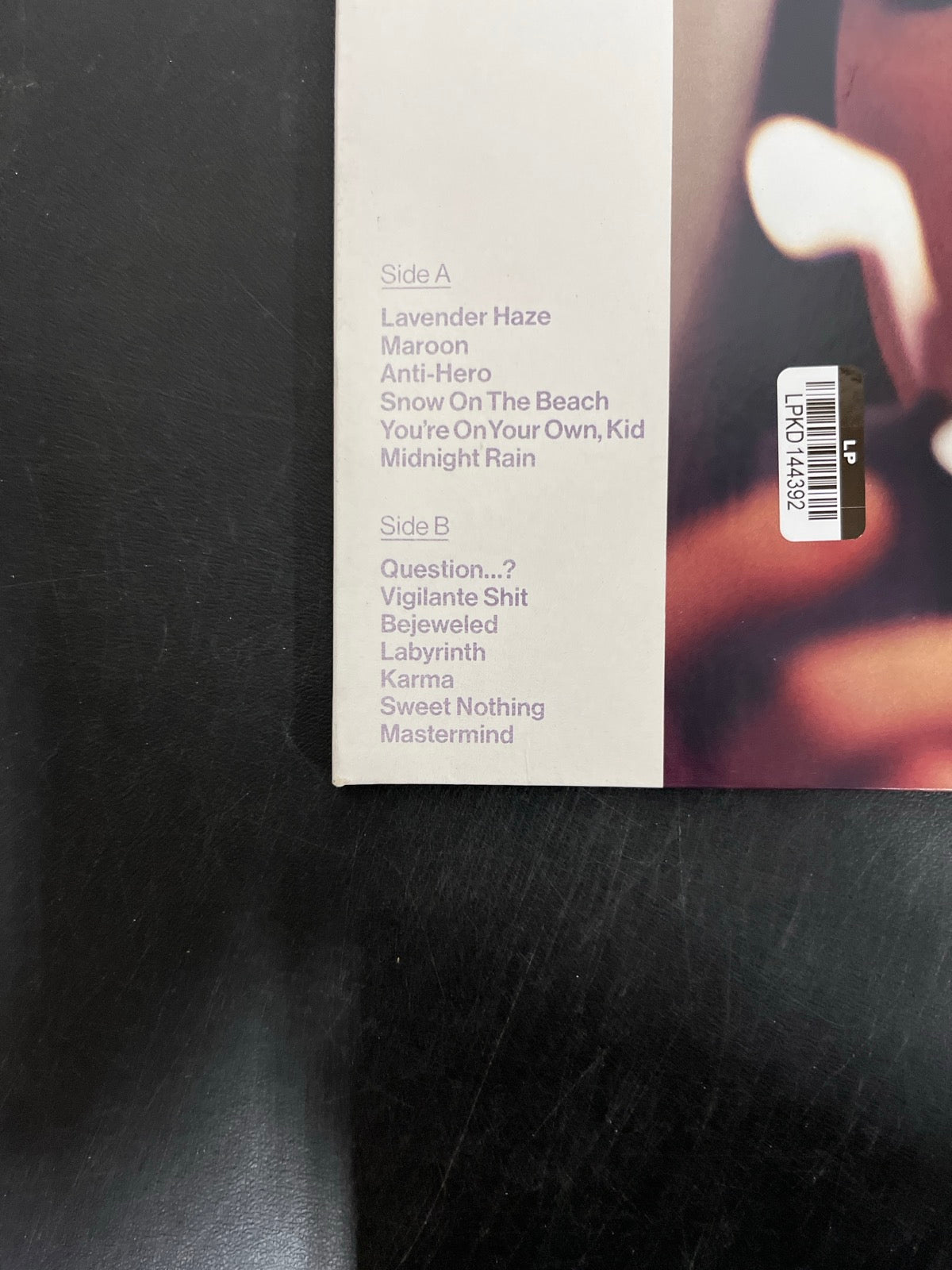 FRONT_BL - Taylor Swift - Midnights Reissue Lavender Vinyl USED NOT TESTED