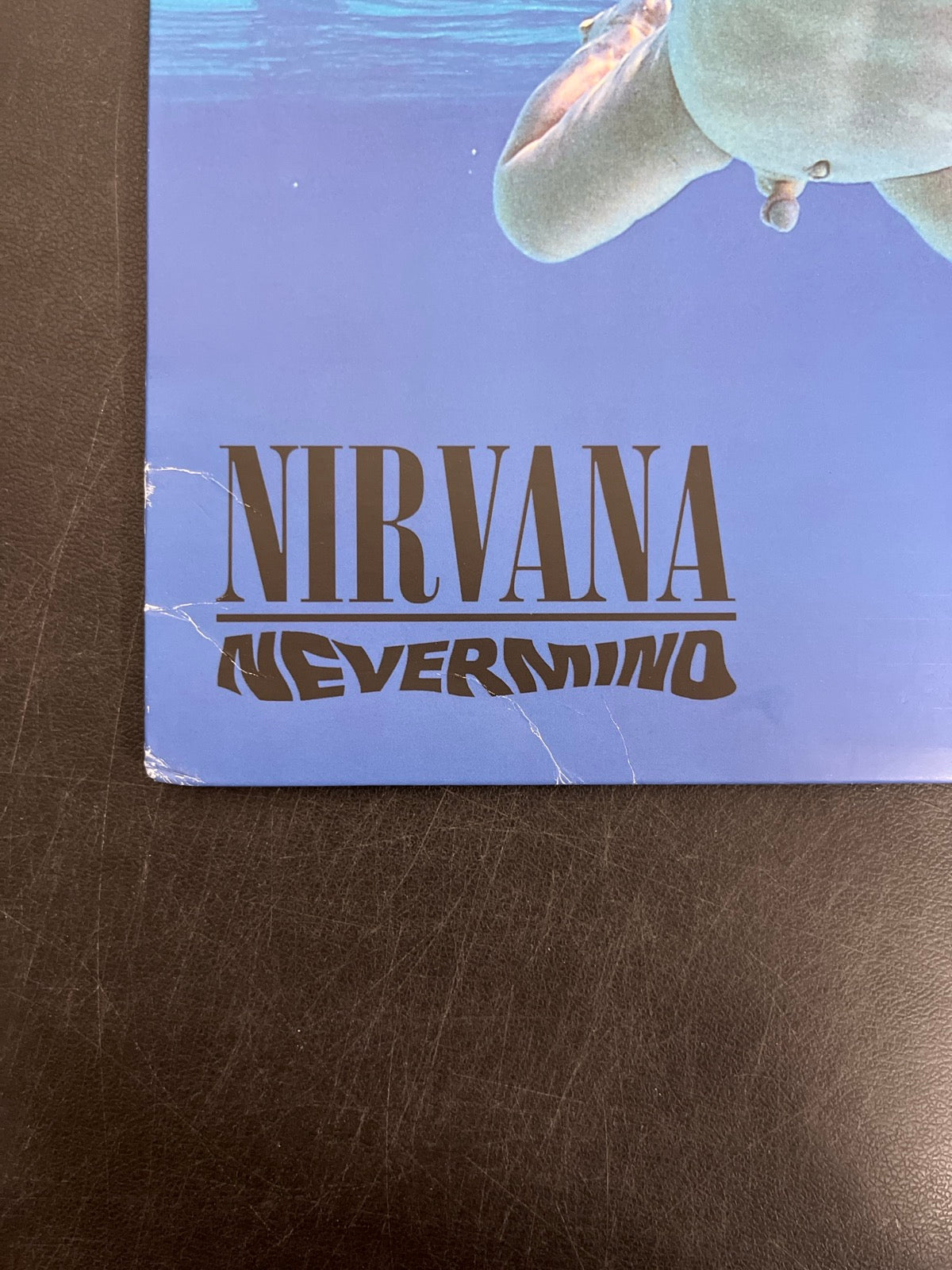 FRONT_BL - Nirvana - Nevermind LE 180gm Metallic Silver Vinyl USED NOT TESTED
