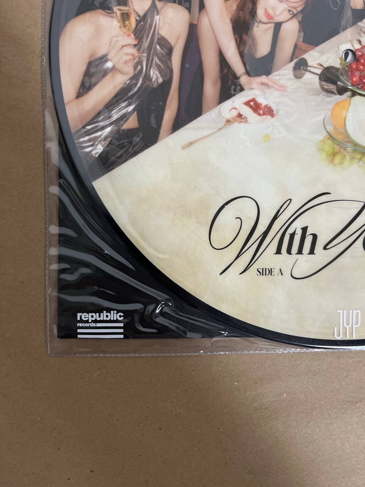 FRONT_BL - TWICE - With YOU-th LE Picture Disc Vinyl USED NOT TESTED