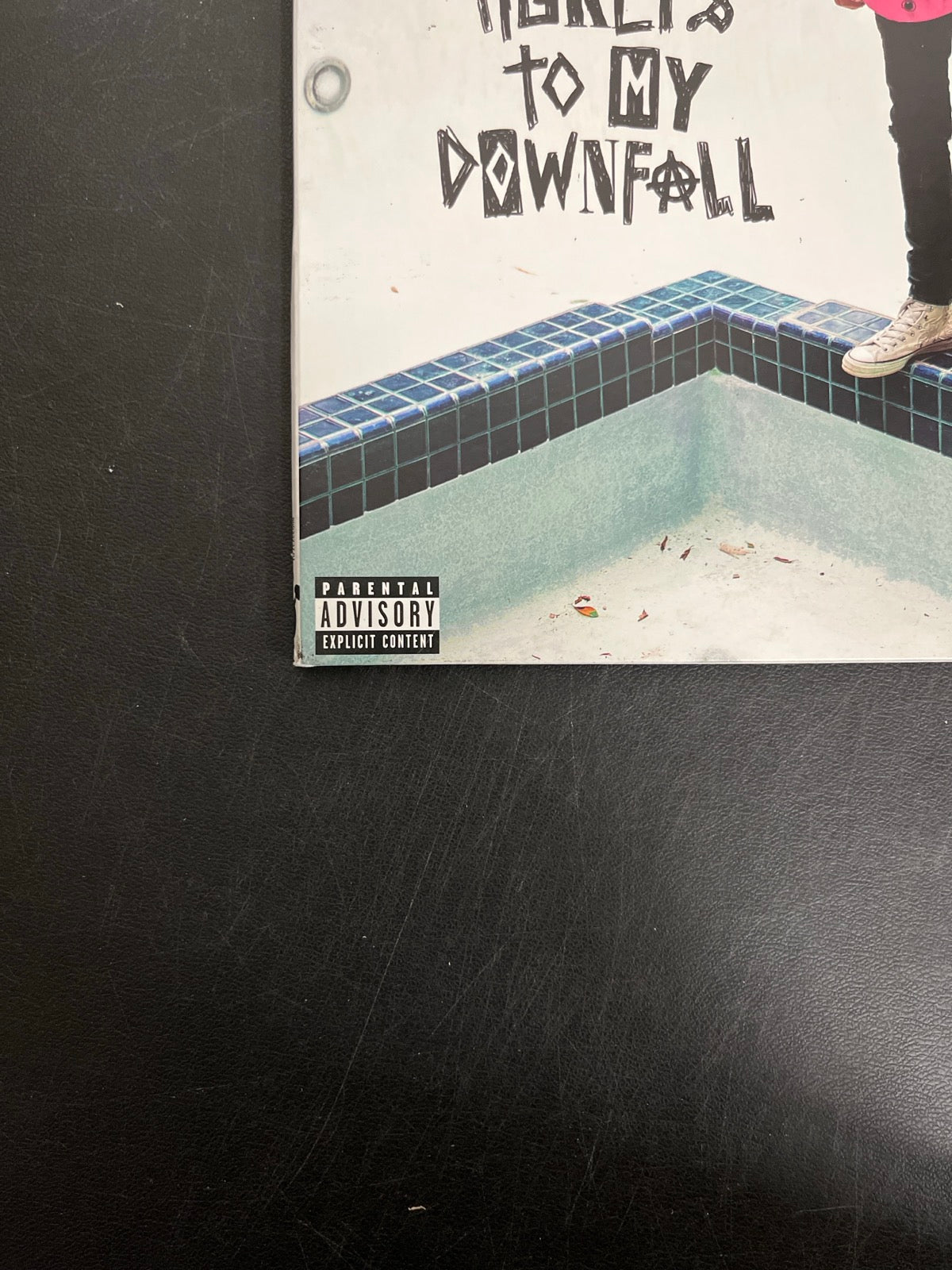 FRONT_BL - Machine Gun Kelly - Tickets To My Downfall Black Vinyl USED NOT TESTED
