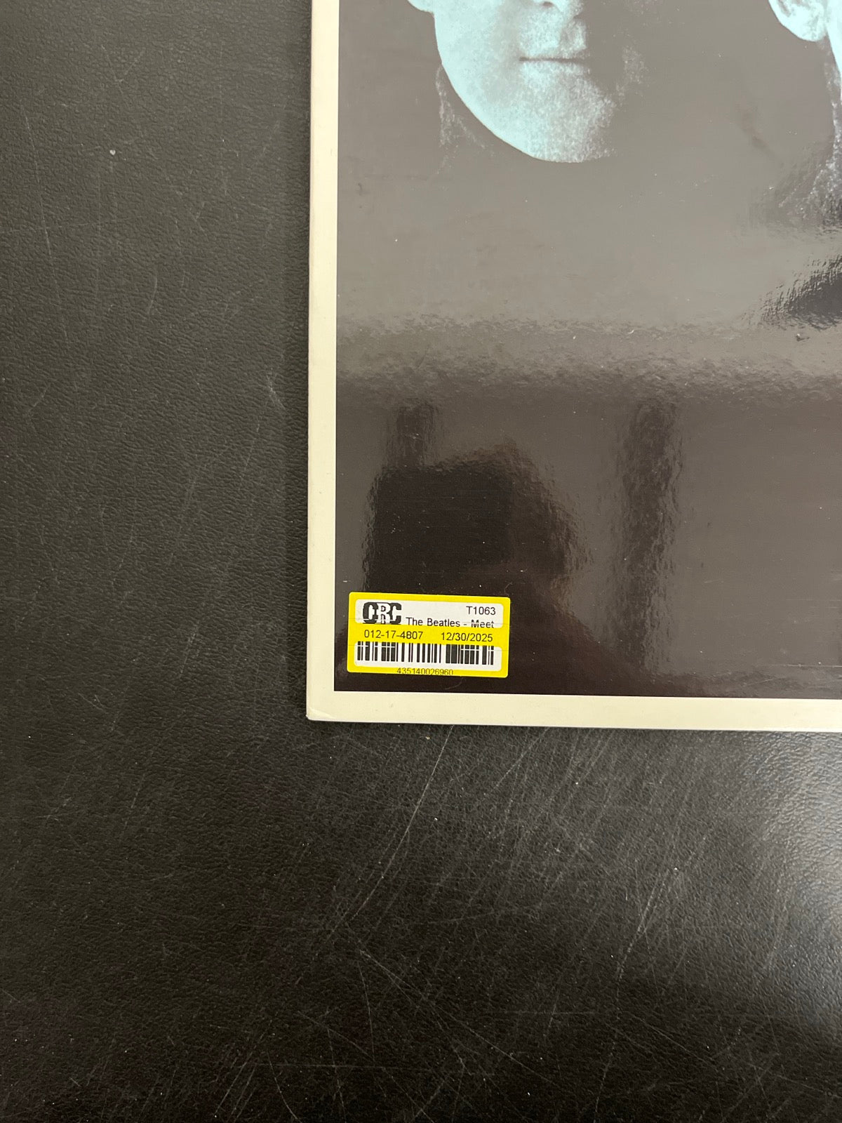 FRONT_BL - The Beatles - Meet The Beatles! 180gm Blue Vinyl USED NOT TESTED
