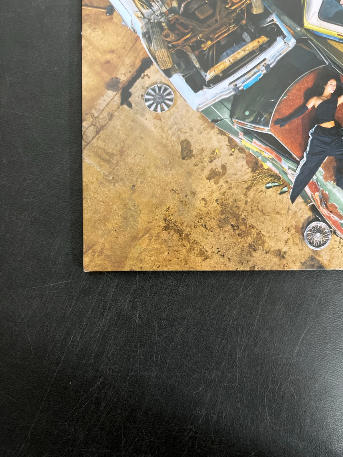 FRONT_BL - KATSEYE - BEAUTIFUL CHAOS MisPrint Red Vinyl USED NOT TESTED