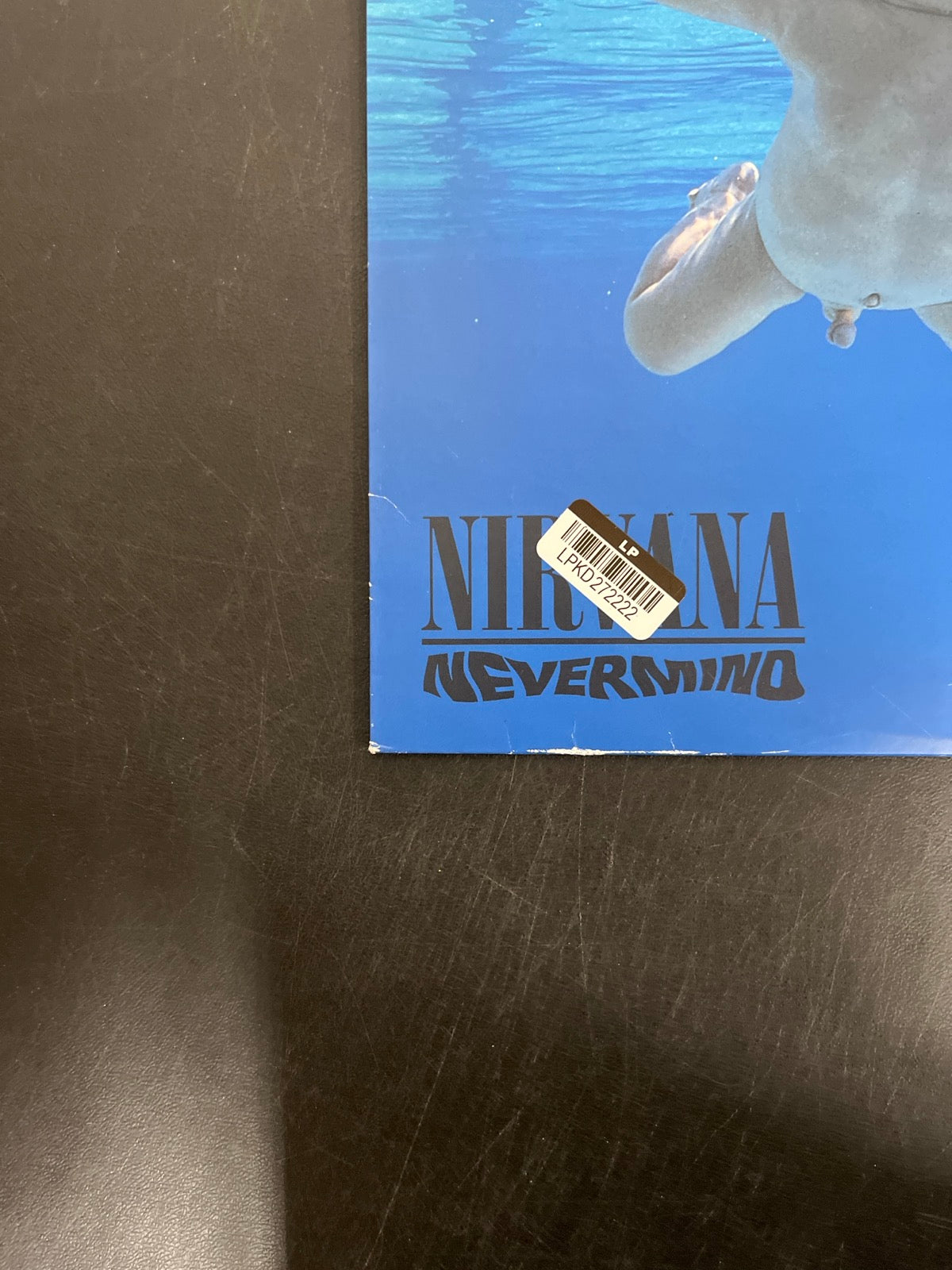 FRONT_BL - Nirvana - Nevermind LE 180gm Metallic Silver Vinyl USED NOT TESTED