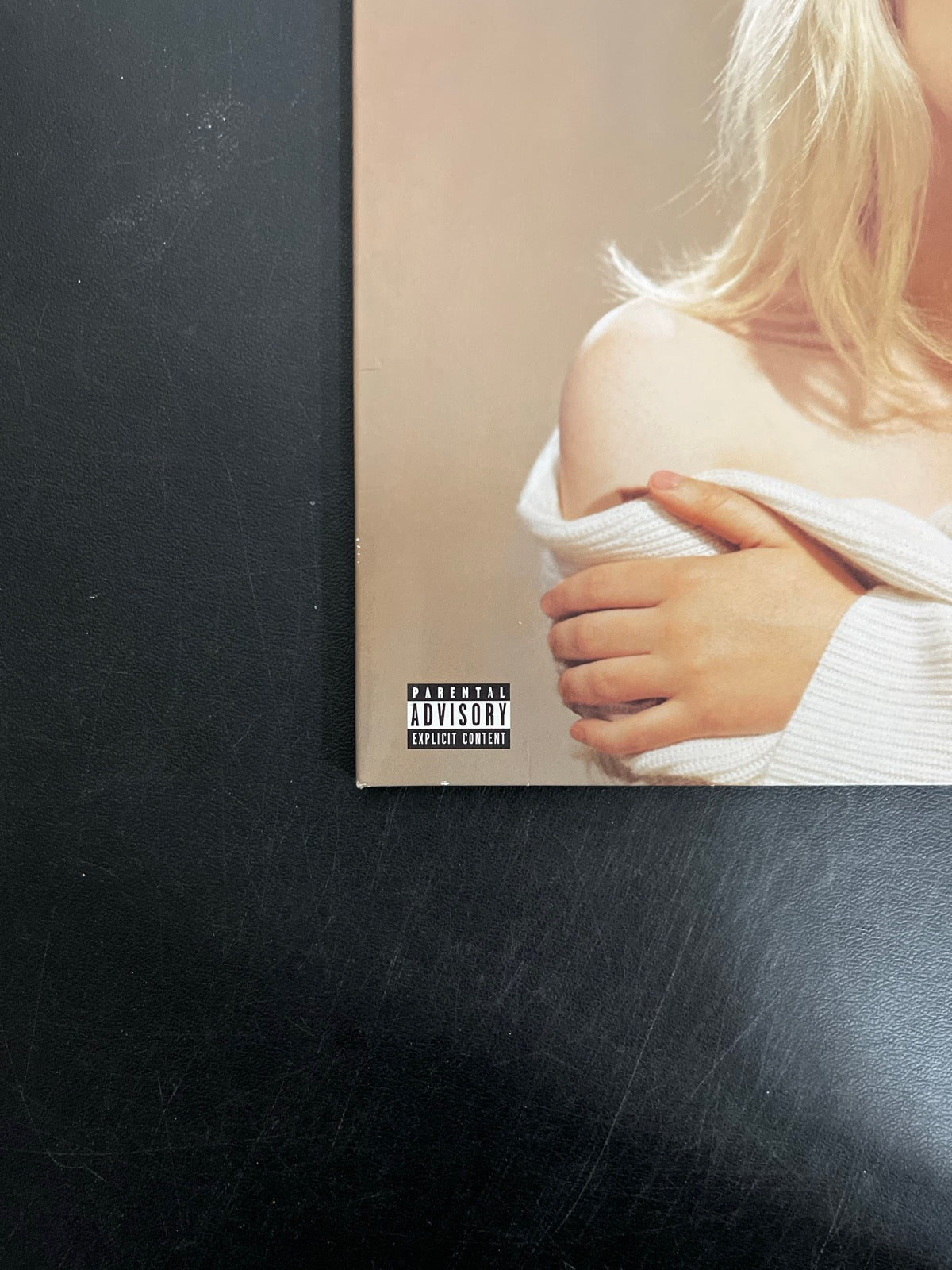 FRONT_BL - Billie Eilish - Happier Than Ever LE Light Blue Etched Vinyl USED NOT TESTED