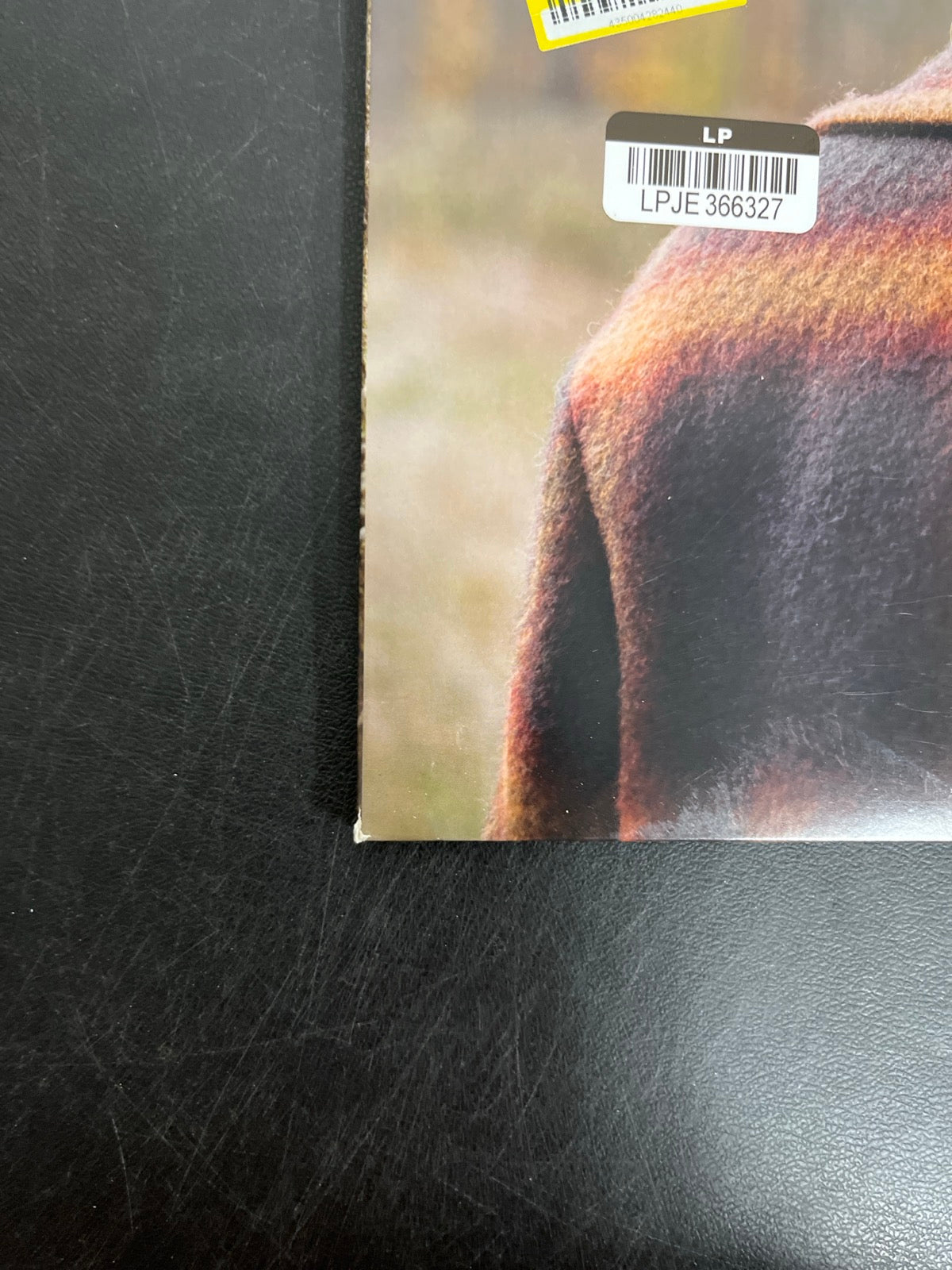 FRONT_BL - Taylor Swift - Evermore LE Translucent Red Etched Vinyl USED NOT TESTED