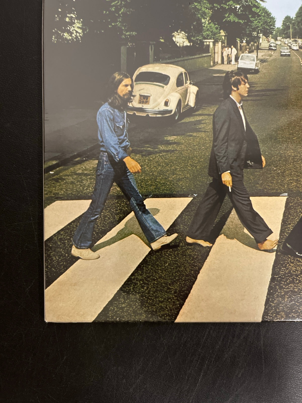 FRONT_BL - The Beatles - Abbey Road LE 180gm Remastered Ann. Ed Vinyl USED NOT TESTED