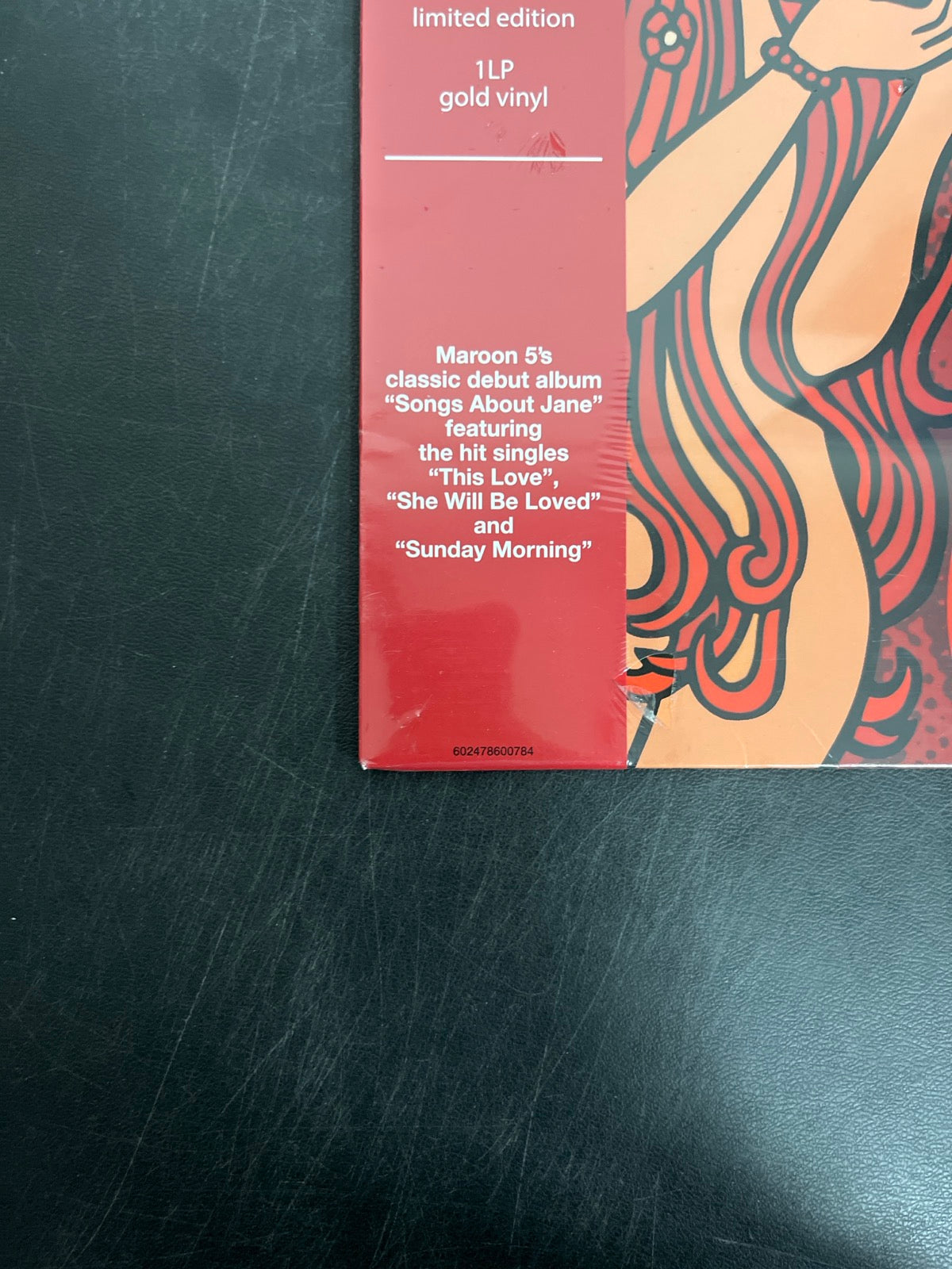 FRONT_BL - Maroon 5 - Songs About Jane LE Gold Vinyl USED NOT TESTED