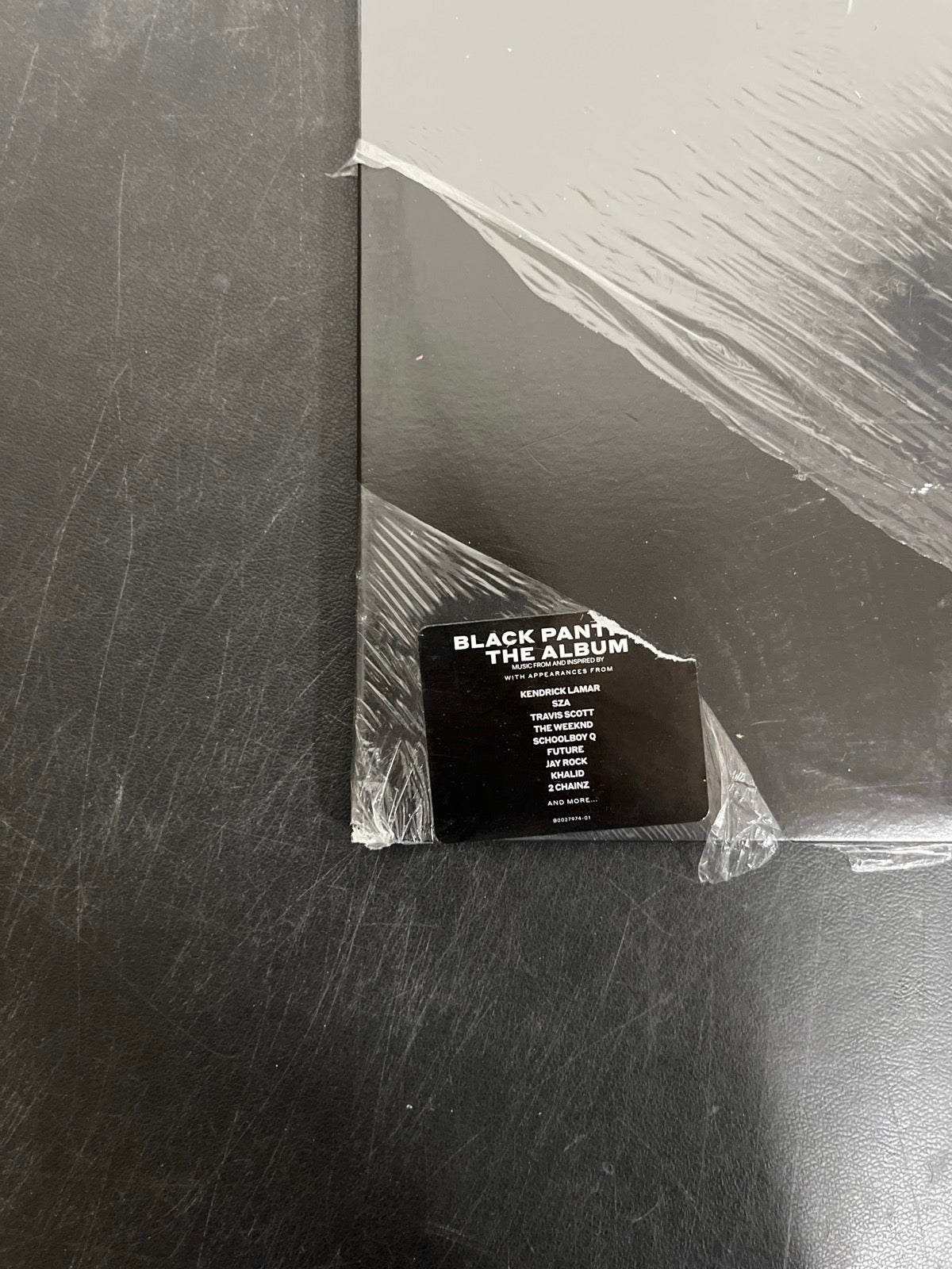 FRONT_BL - Black Panther: The Album OST LE Black Vinyl USED NOT TESTED