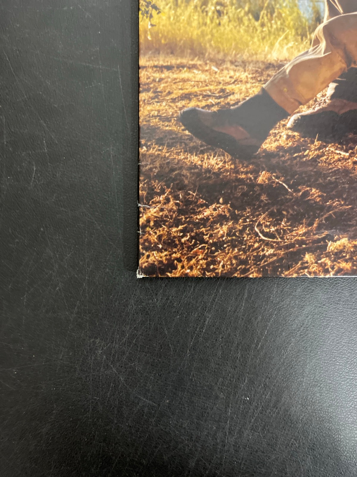 FRONT_BL - Leon Bridges - Leon Collector's Ed. Bone Color Vinyl USED NOT TESTED