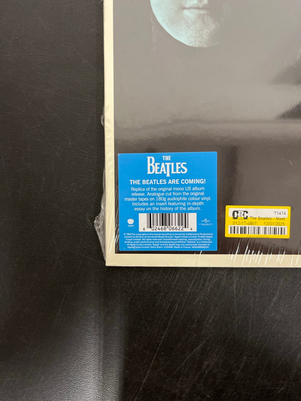 FRONT_BL - The Beatles - Meet The Beatles! 180gm Blue Vinyl USED NOT TESTED