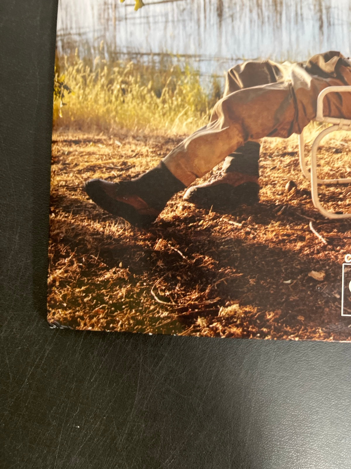 FRONT_BL - Leon Bridges - Leon Collector's Ed. Bone Color Vinyl USED NOT TESTED