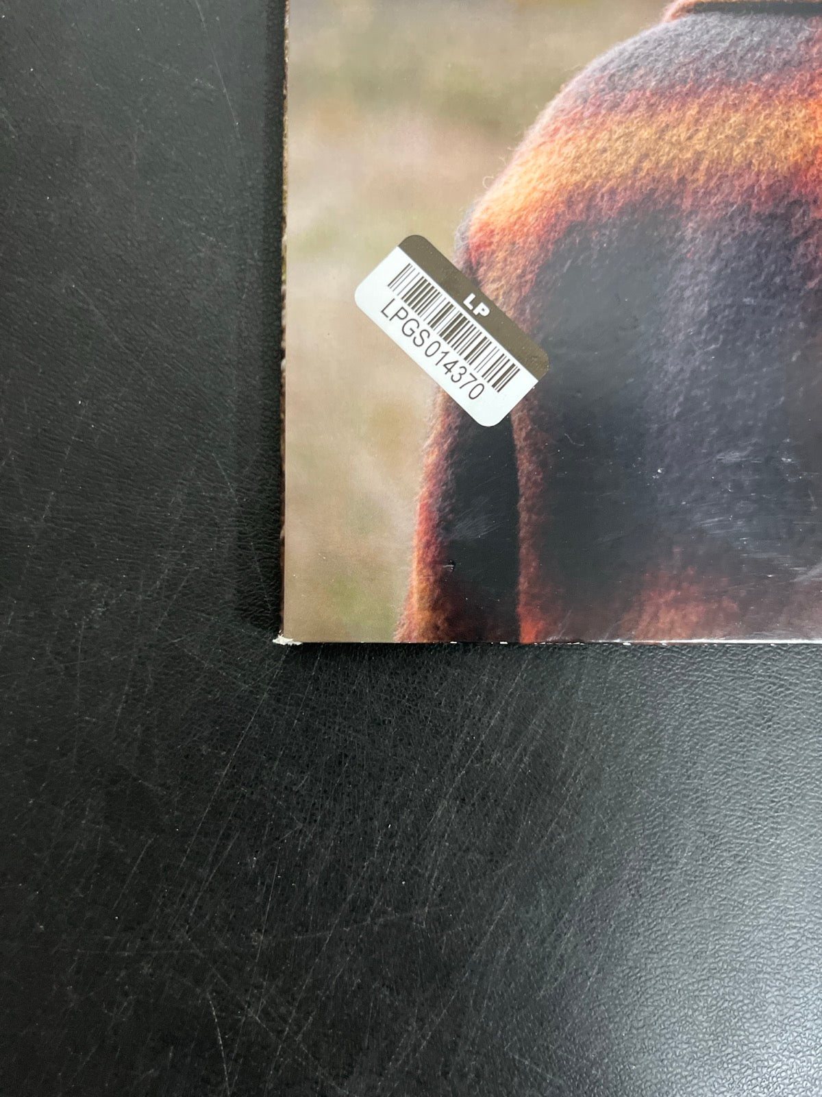 FRONT_BL - Taylor Swift - Evermore LE Translucent Red Etched Vinyl USED NOT TESTED