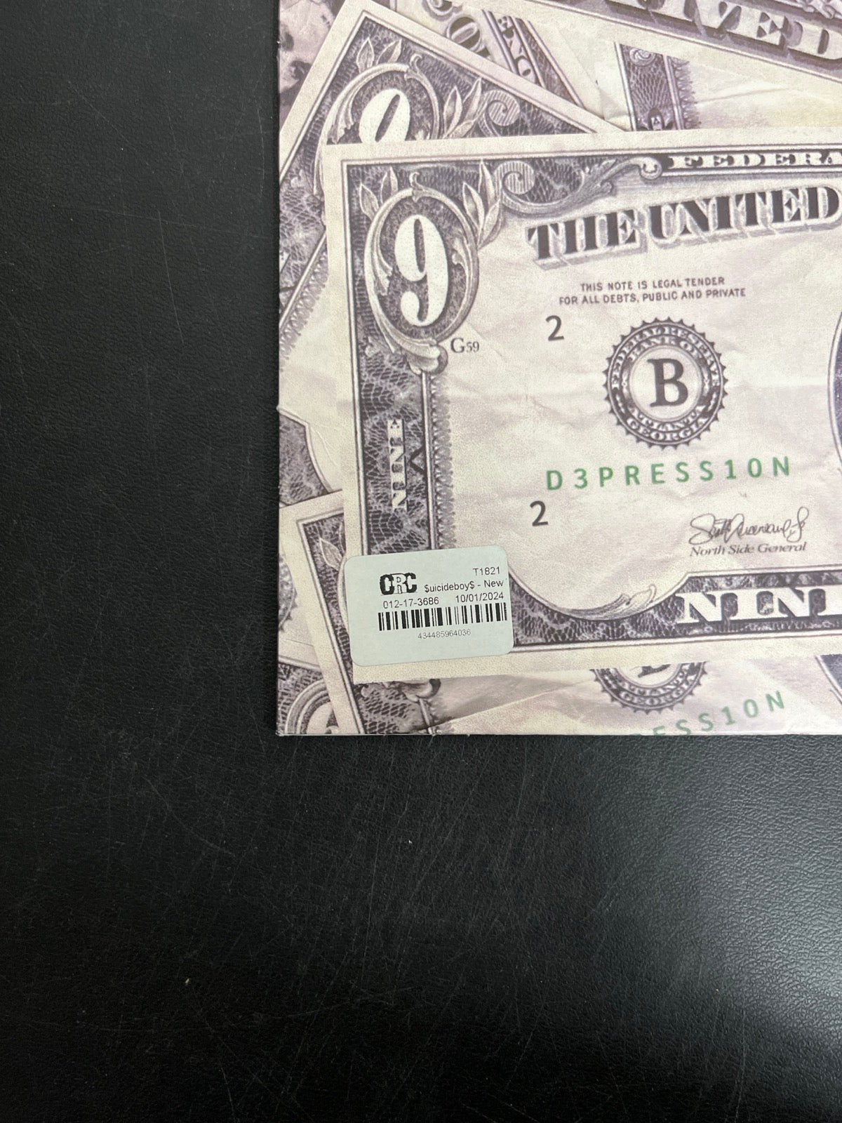 FRONT_BL - $uicideboy$ - New World Depression Clear Vinyl USED NOT TESTED