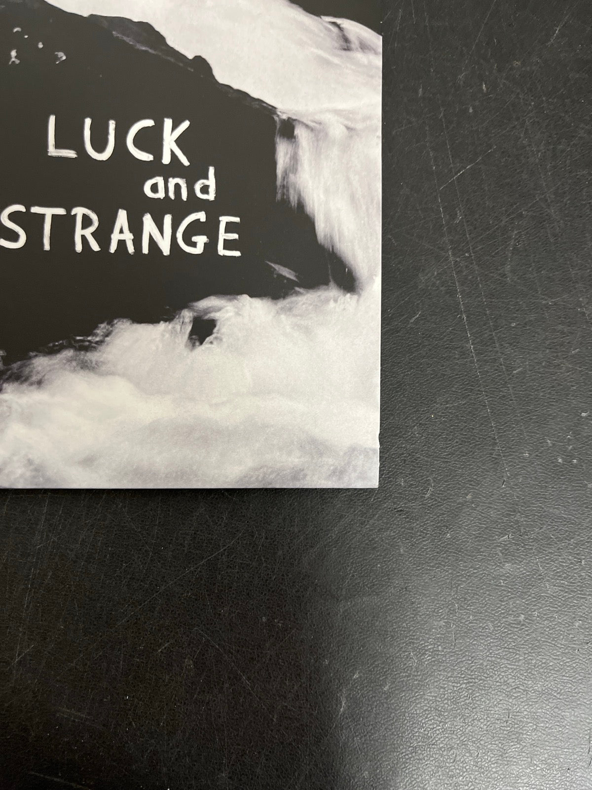 FRONT_BR - David Gilmour - Luck and S... Target Exclusive Blue Vinyl USED NOT TESTED