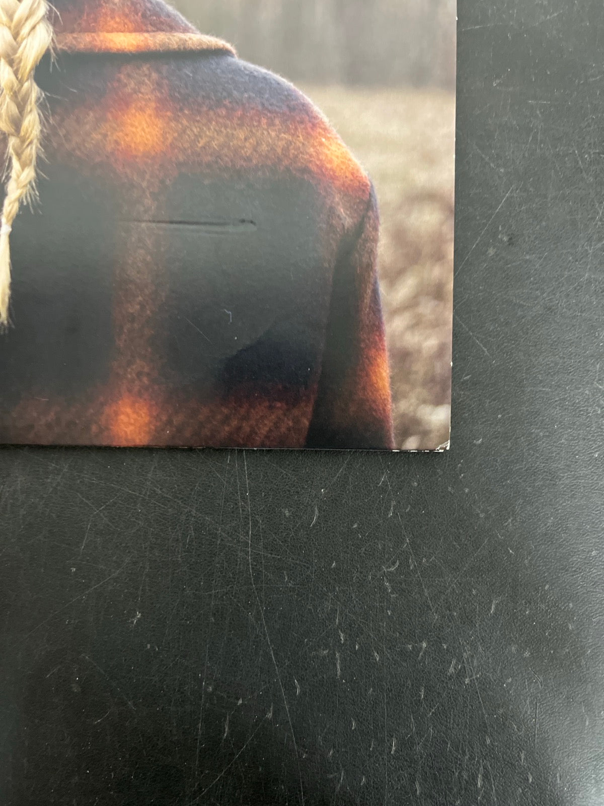 FRONT_BR - Taylor Swift - Evermore LE Translucent Red Etched Vinyl USED NOT TESTED
