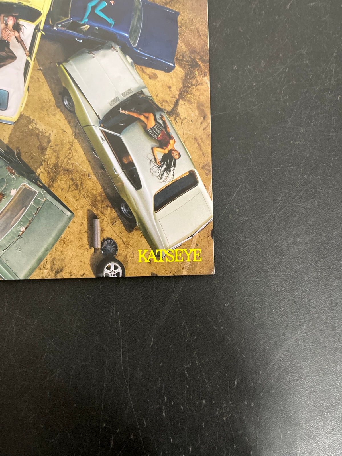 FRONT_BR - KATSEYE - BEAUTIFUL CHAOS MisPrint Red Vinyl USED NOT TESTED