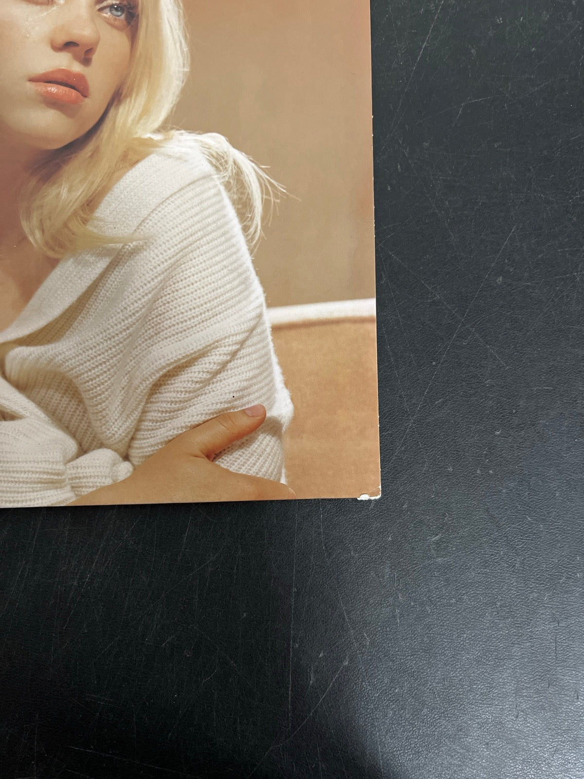 FRONT_BR - Billie Eilish - Happier Than Ever LE Light Blue Etched Vinyl USED NOT TESTED