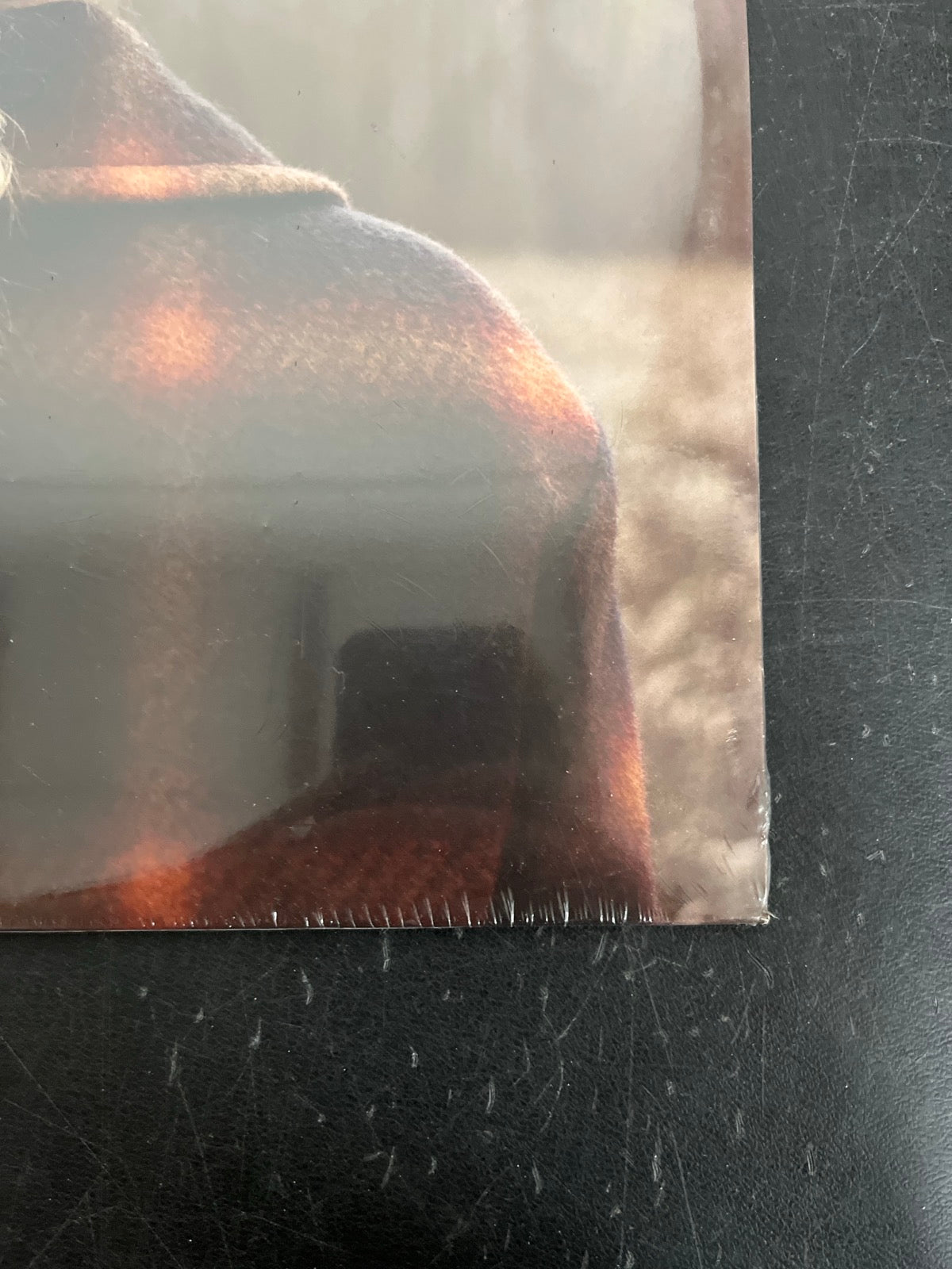 FRONT_BR - Taylor Swift - Evermore LE Translucent Red Etched Vinyl USED NOT TESTED