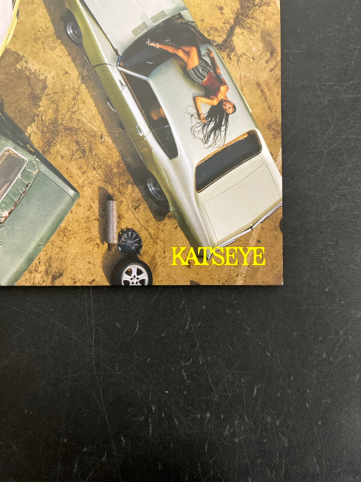 FRONT_BR - KATSEYE - BEAUTIFUL CHAOS MisPrint Red Vinyl USED NOT TESTED