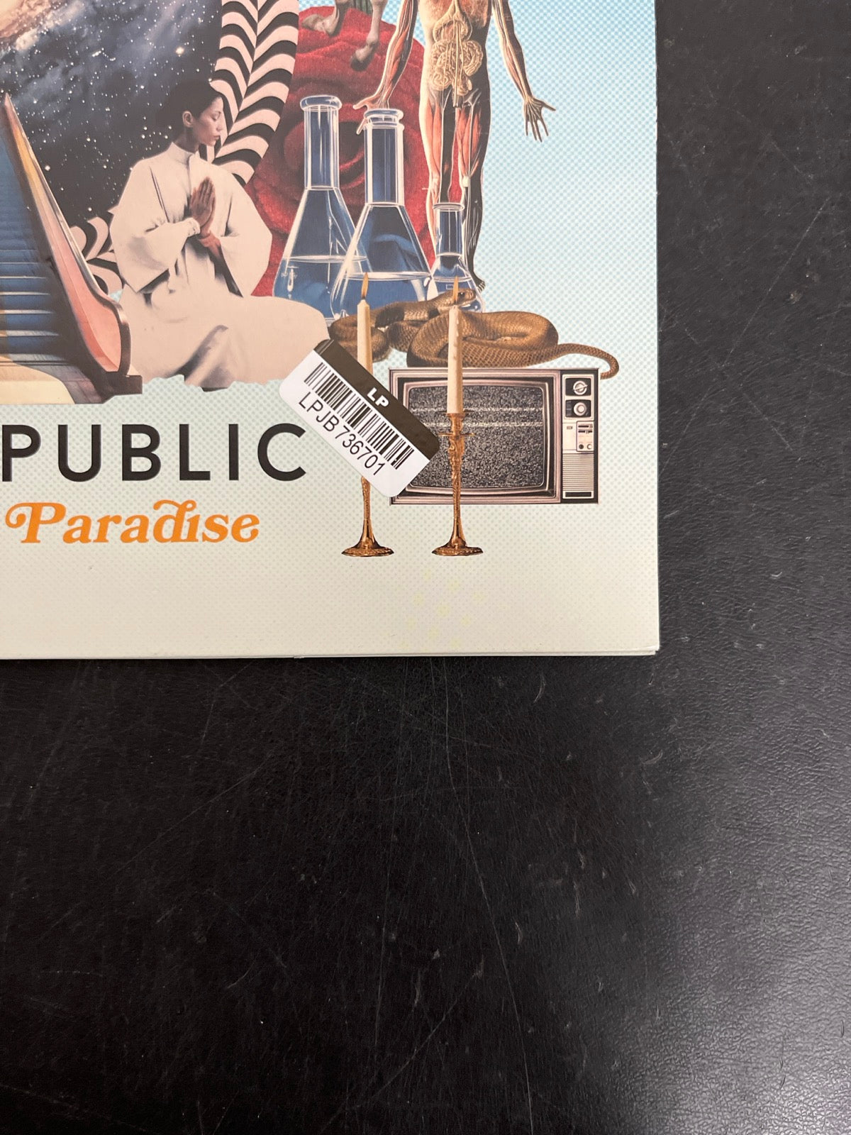 FRONT_BR - OneRepublic - Artificial Paradise LE Blue Vinyl USED NOT TESTED