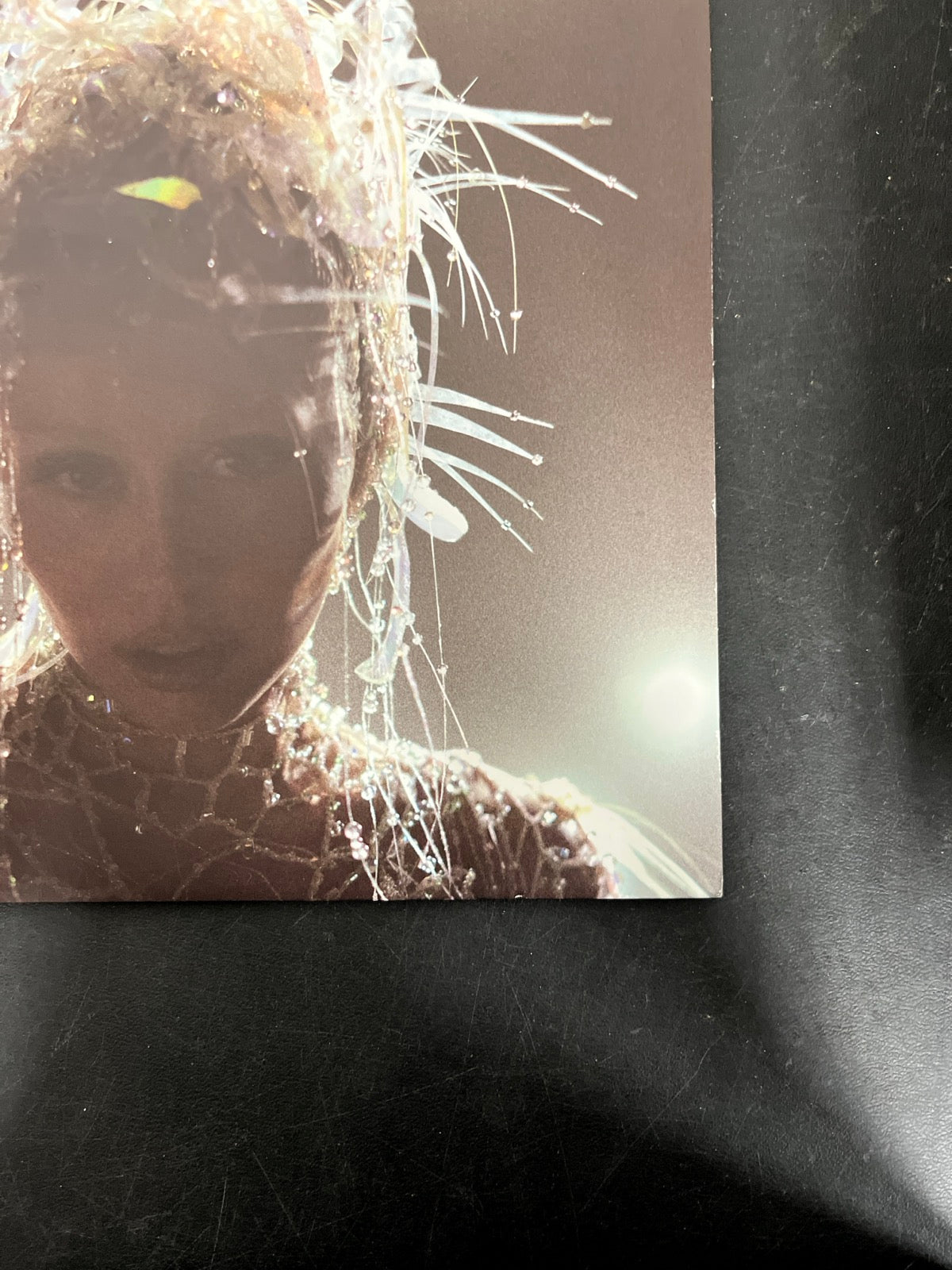 FRONT_BR - Miley Cyrus - Something Beautiful LE Clear Vinyl USED NOT TESTED