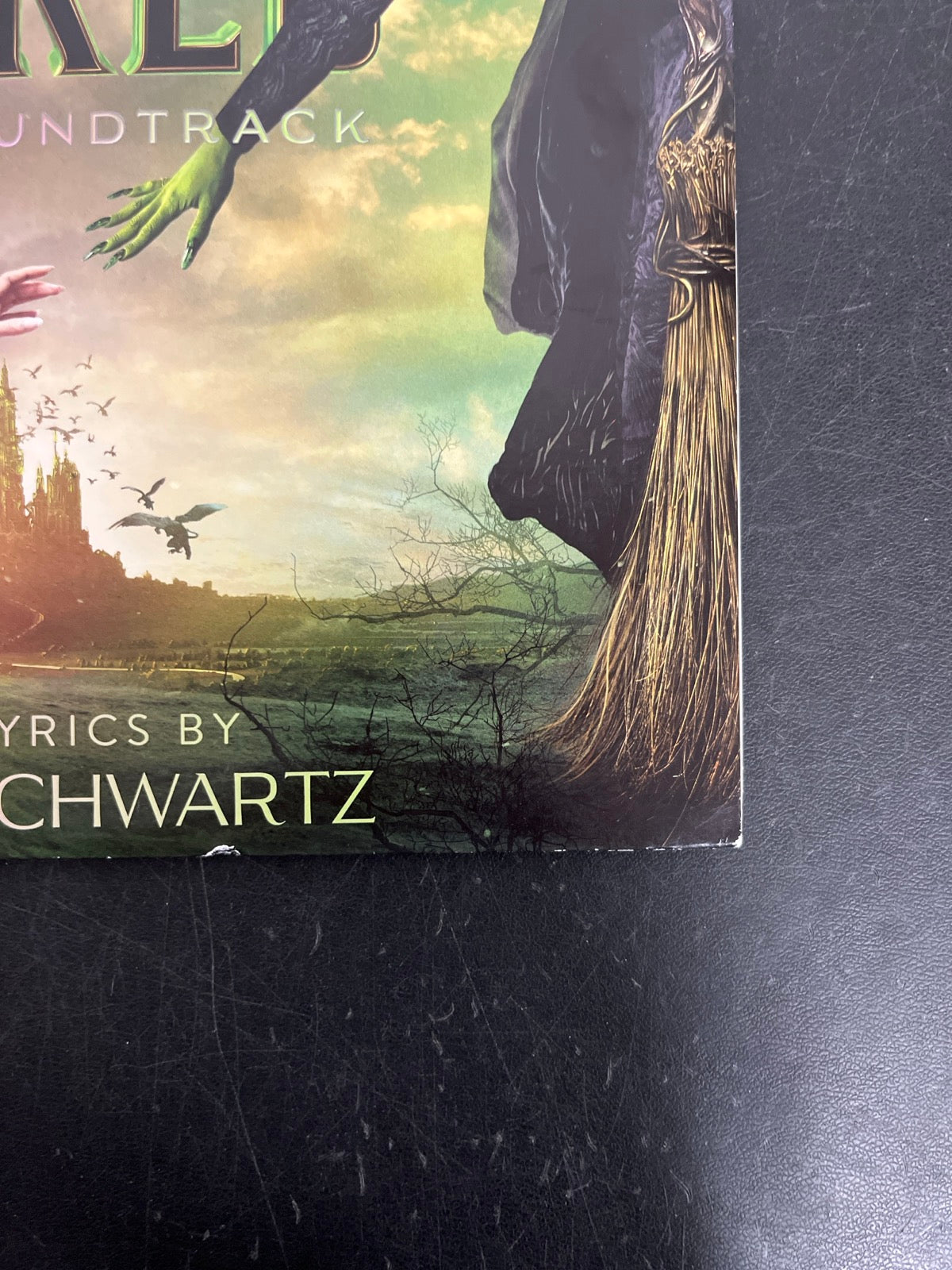 FRONT_BR - Wicked OST LE Etched Green and Pink Splatter Vinyl USED NOT TESTED