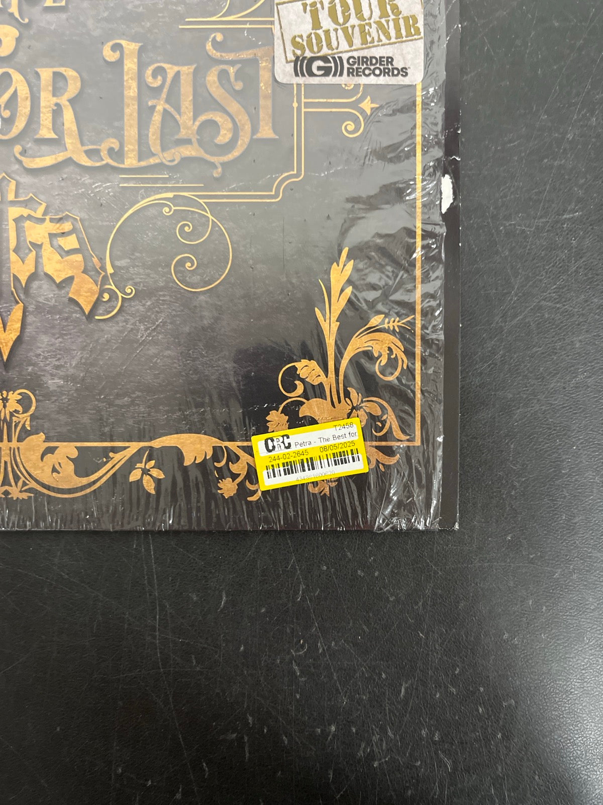 FRONT_BR - Petra - The Best for Last LE Gold Vinyl USED NOT TESTED