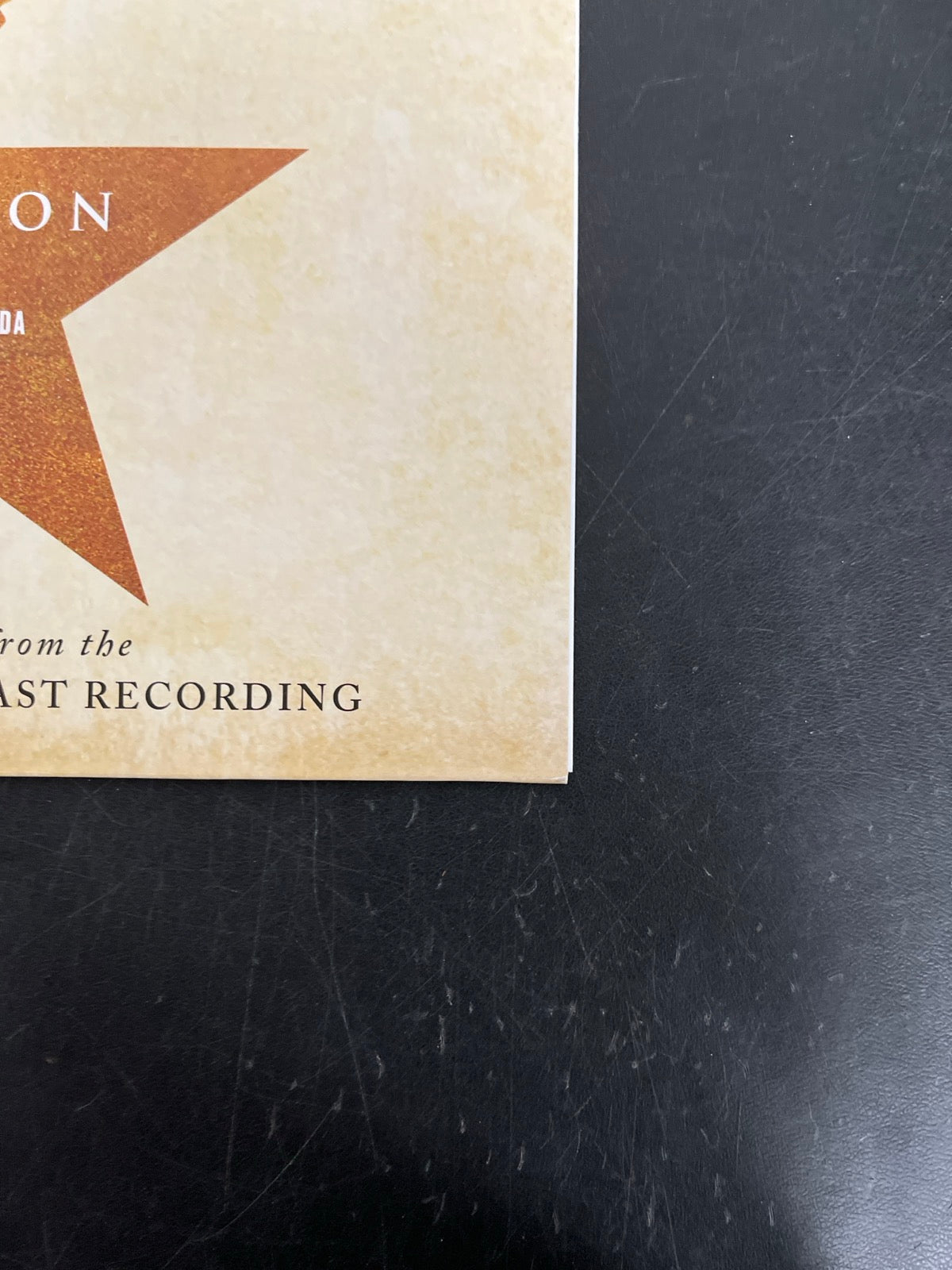 FRONT_BR - Lin-Manuel Miranda - Hamilton: 10 Shots LE Red Smoke Vinyl USED NOT TESTED